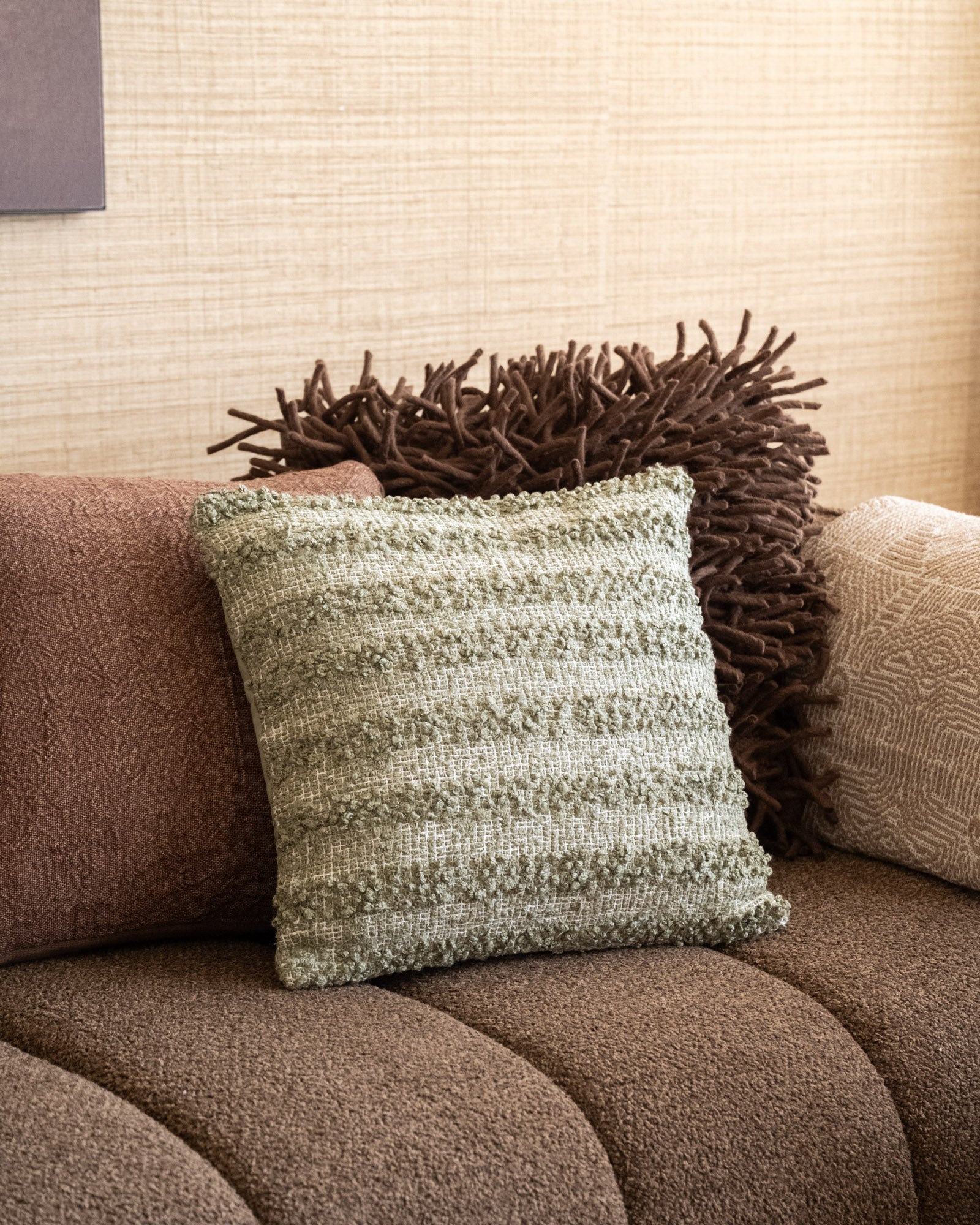 Cushion Maglie Olive Green 45x45 - Image 3