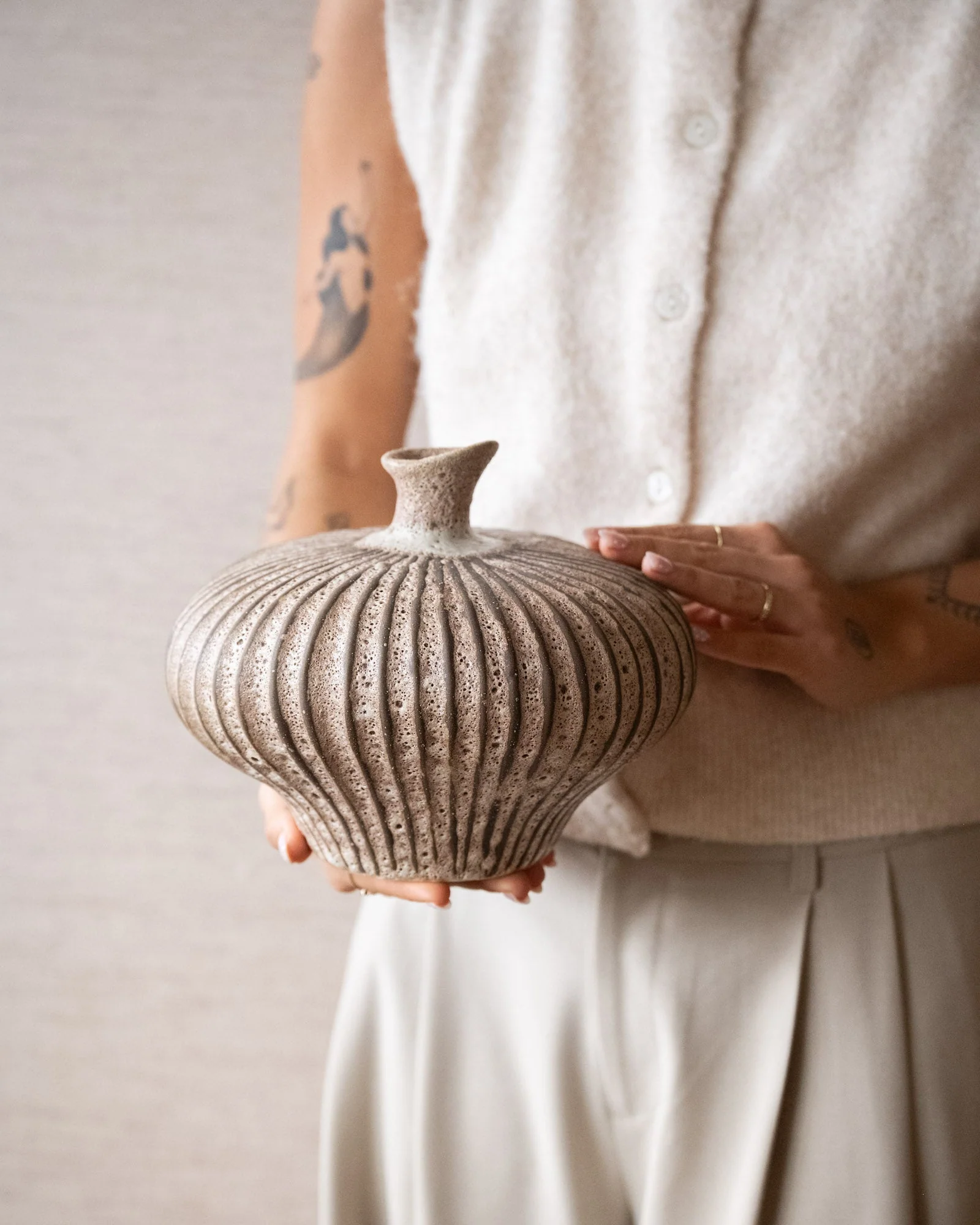 Deco Vaas Nevano Ceramic - Image 3