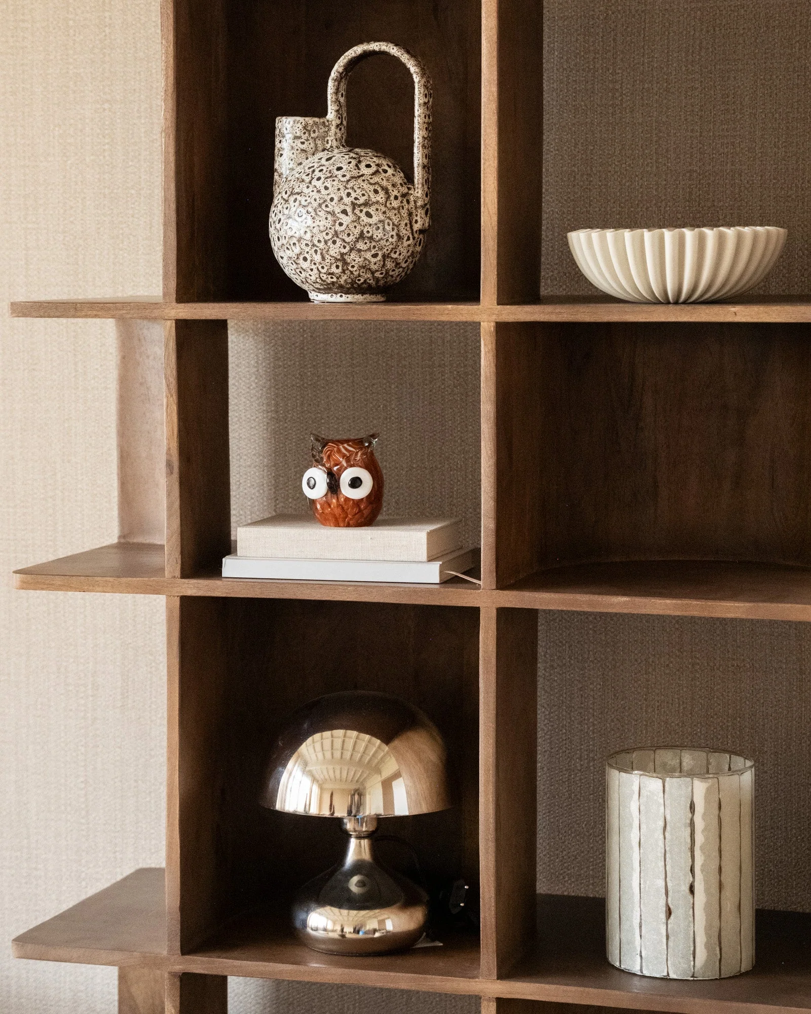 Deco Vaas Serres Cream Black - Image 3