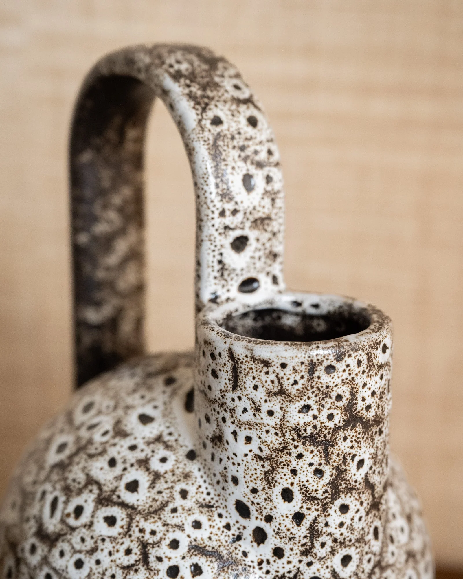 Deco Vaas Serres Cream Black - Image 4