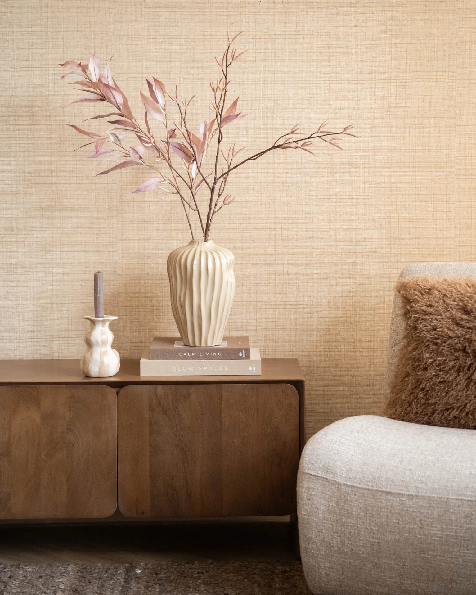 Deco Vaas Vechhia Cream - Image 3