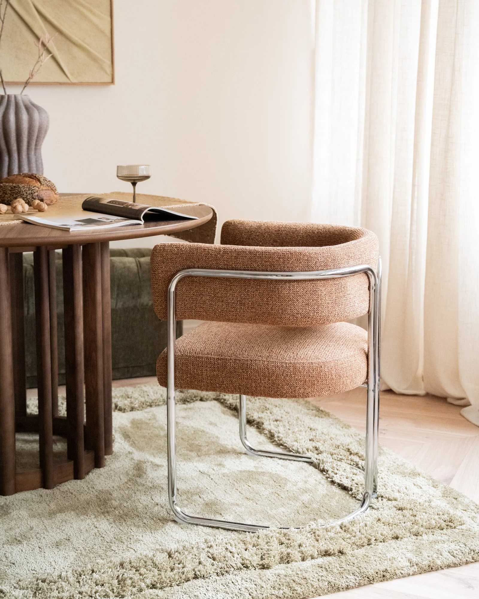 (Dining) Chair Adante Chrome - Image 3