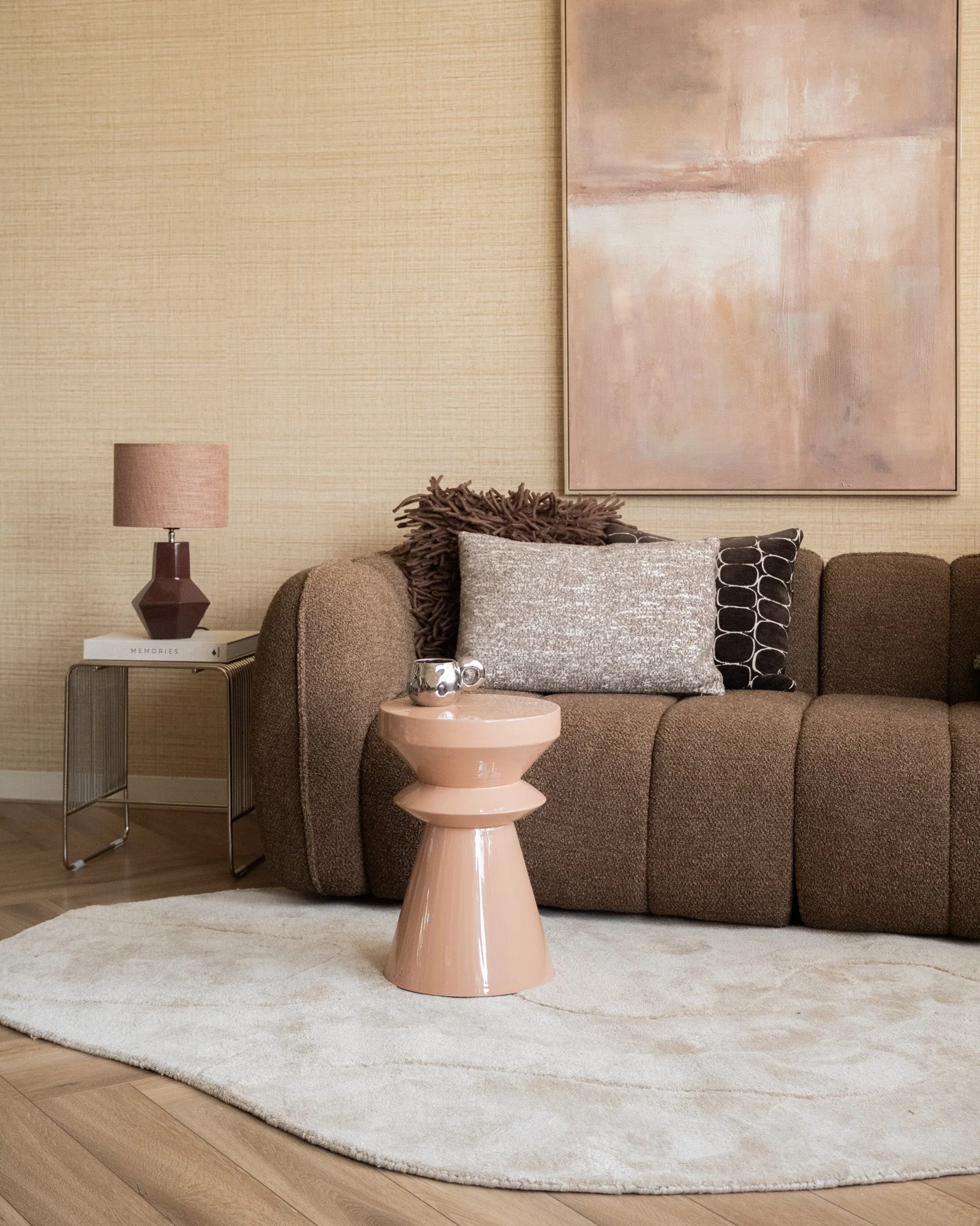 Table Lamp Calira Burgundy - Image 7