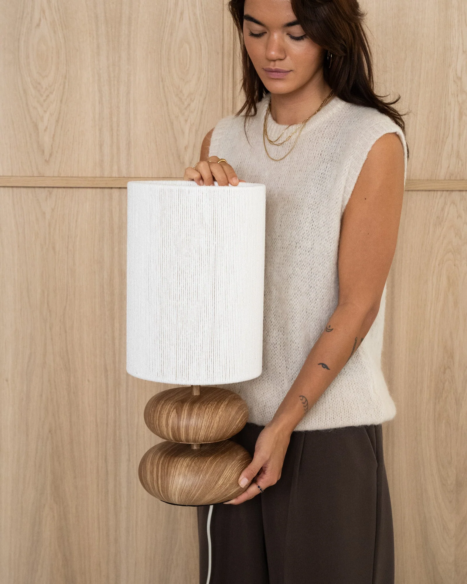 Table Lamp Ellano Wood - Image 2