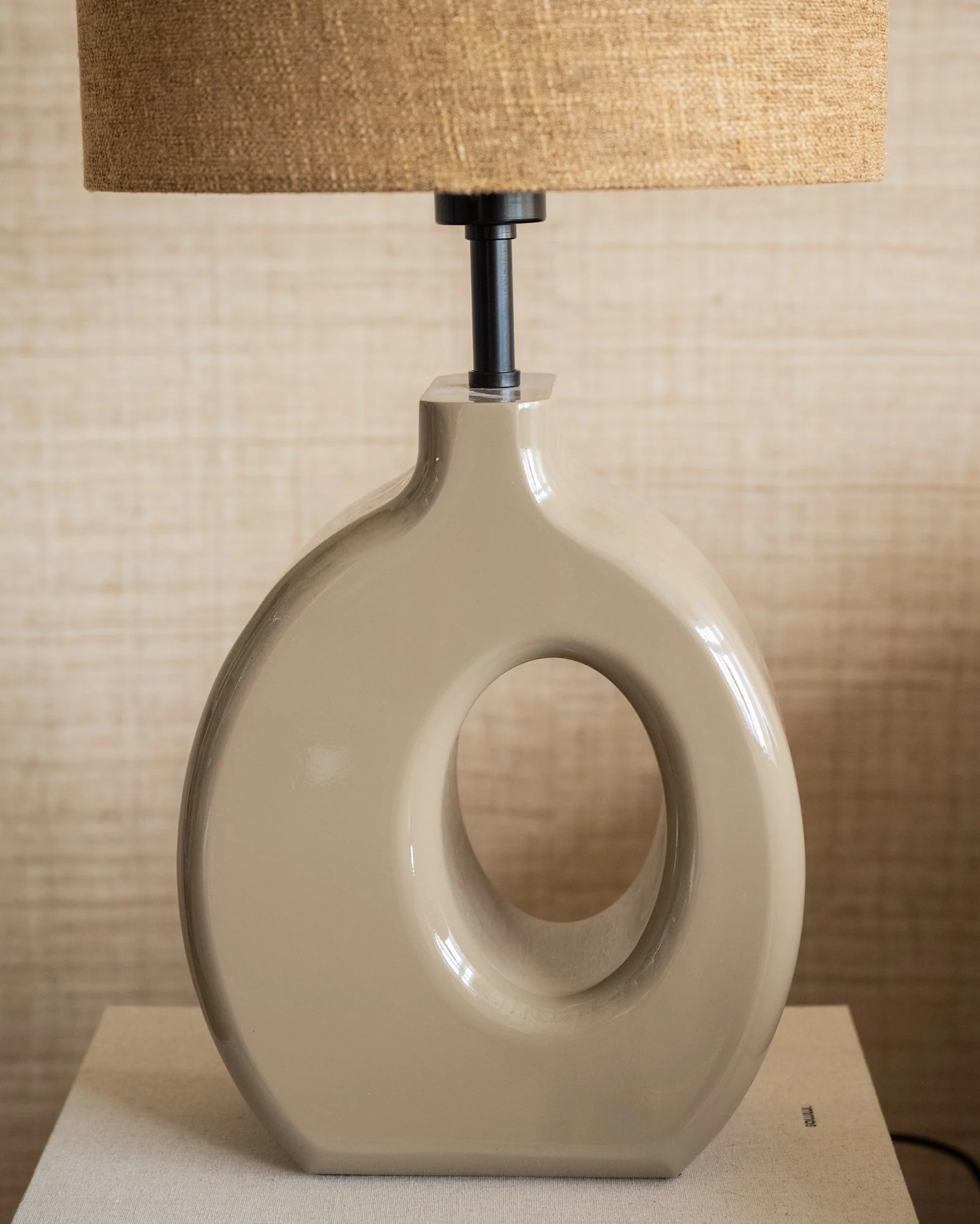Table Lamp Kanti Aiko Olive Grey - Image 4