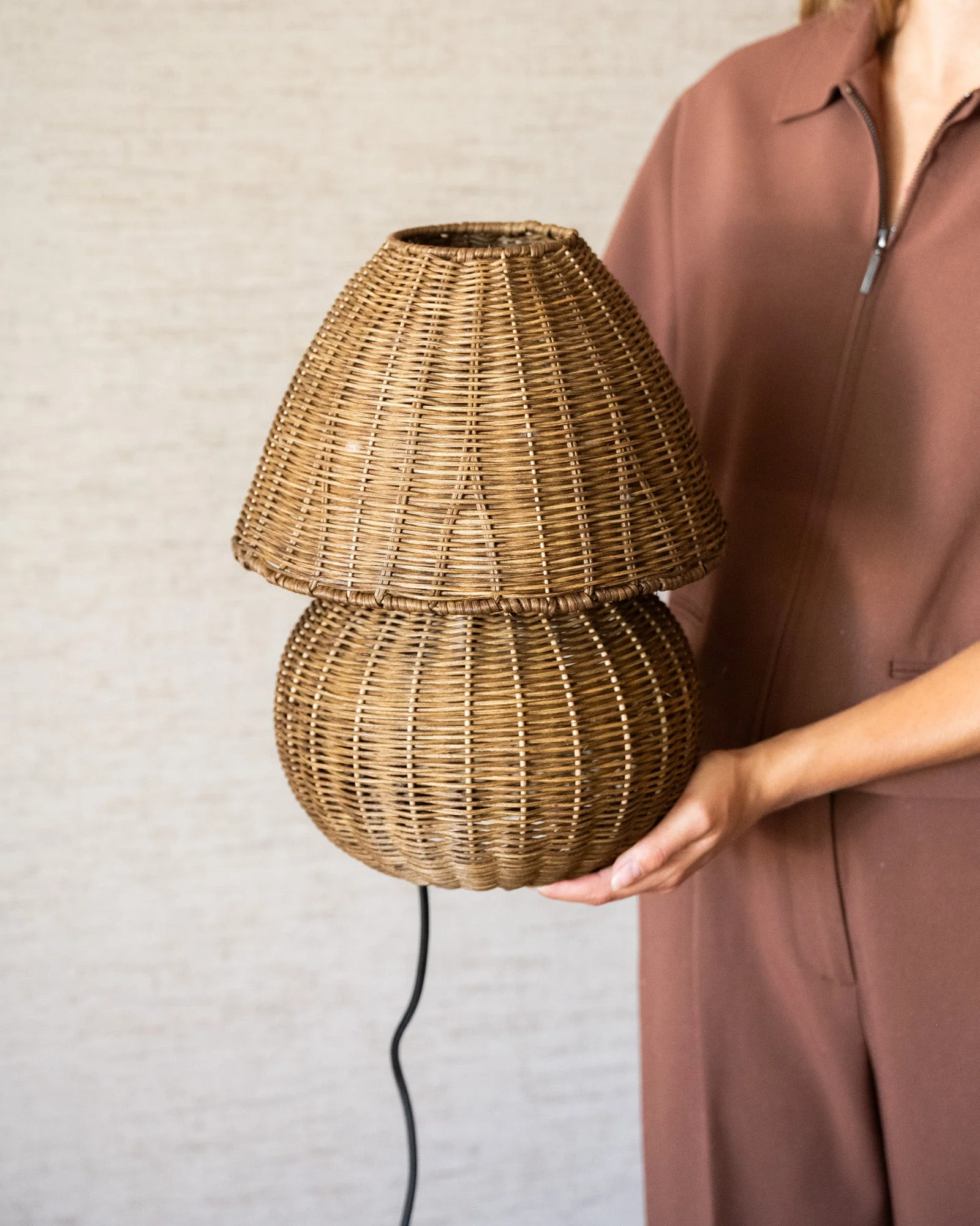 Table Lamp Mavon Rattan - Image 8