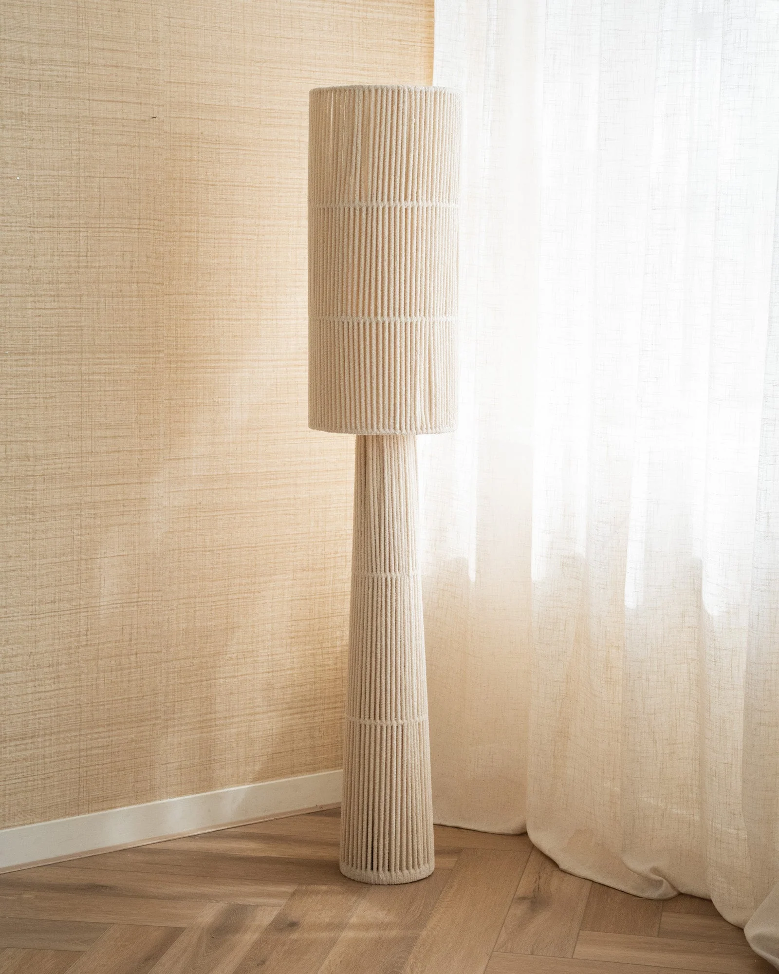 Large Floor Lamp Michiel Cream - Image 5