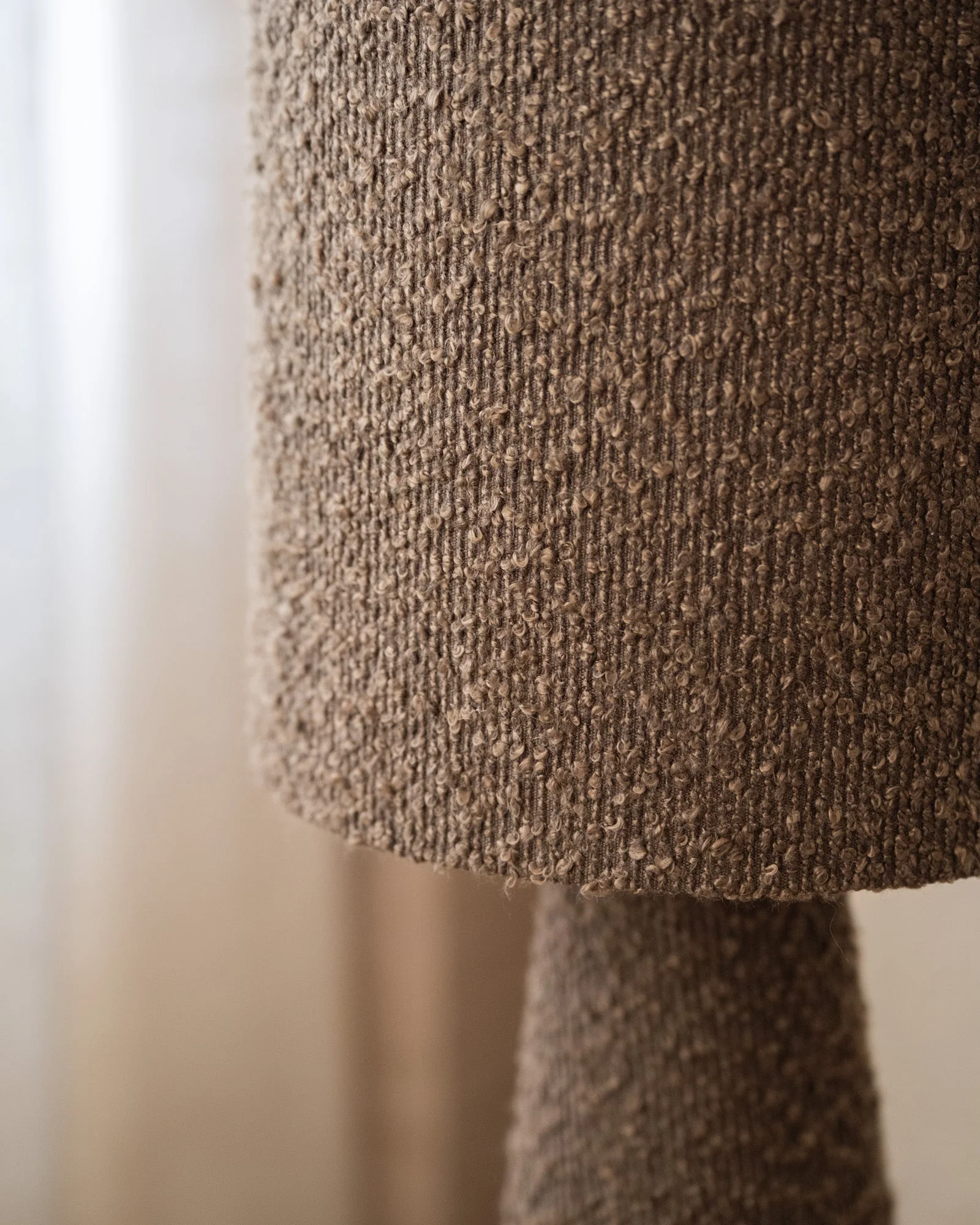 Table Lamp Micky Bouclé Brown - Image 4
