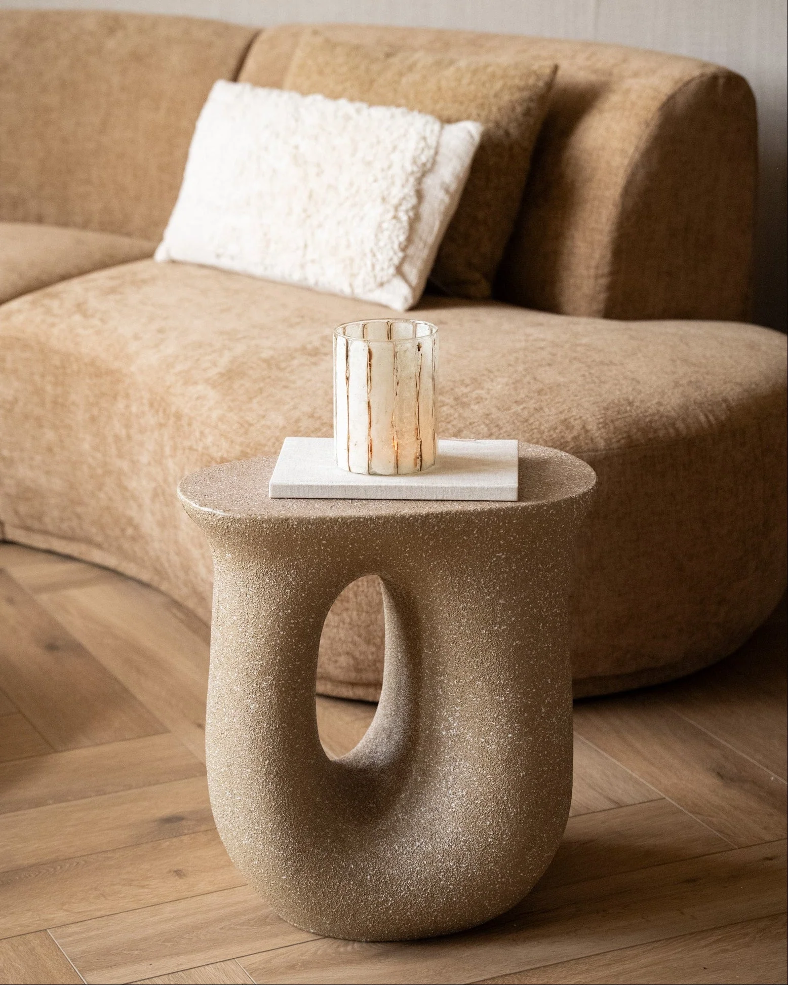 Theelichthouder Dinor Beige - Image 5