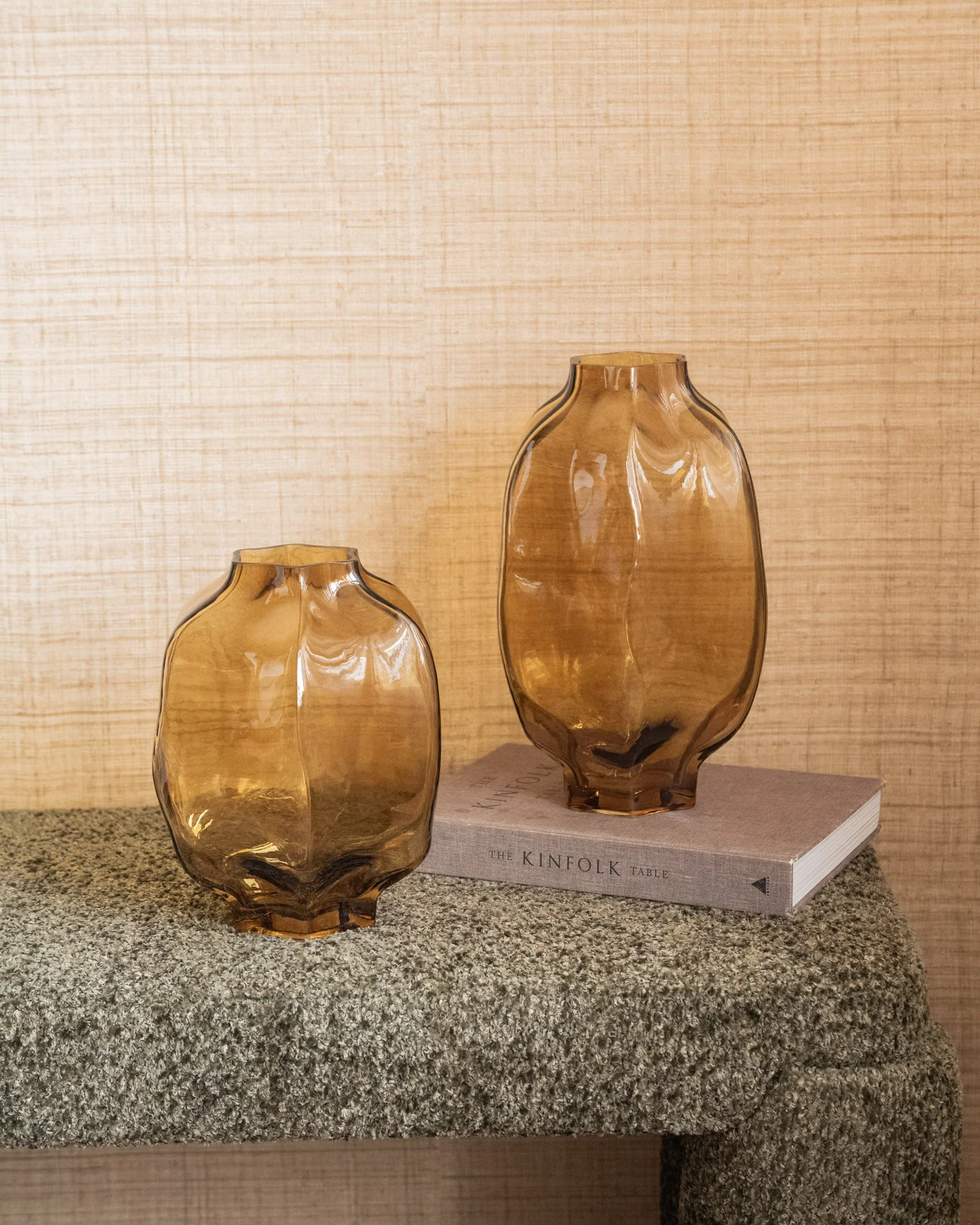 Vaas Glass Falzes Amber - Image 5