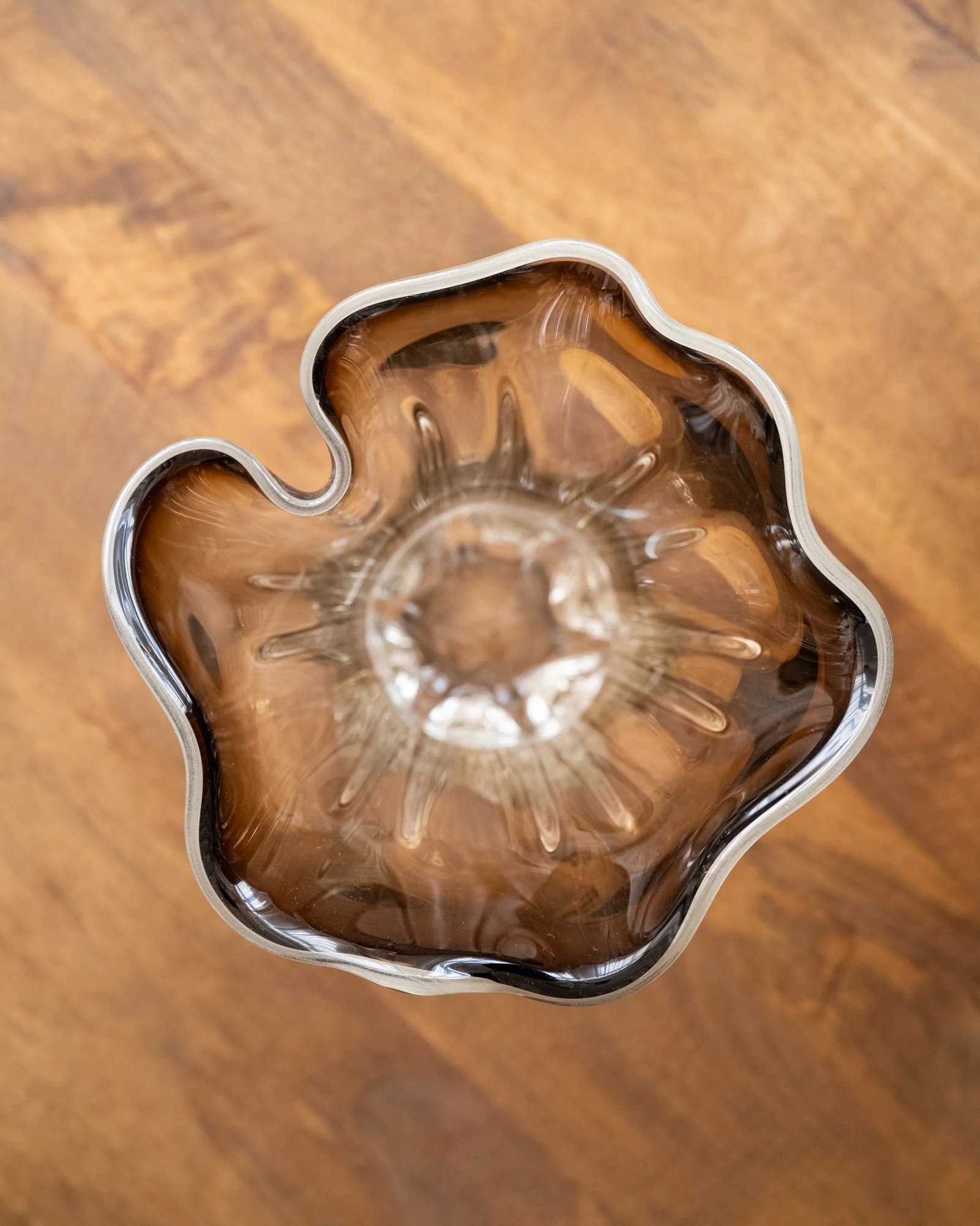 Vase Kazu Glass Brown - Image 4