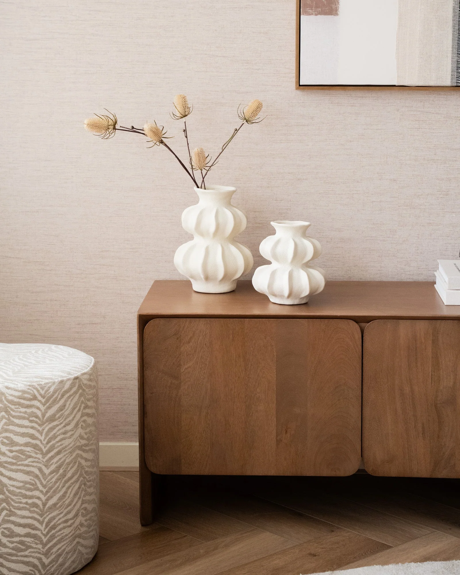 Deco Vaas Spotorno Ivory