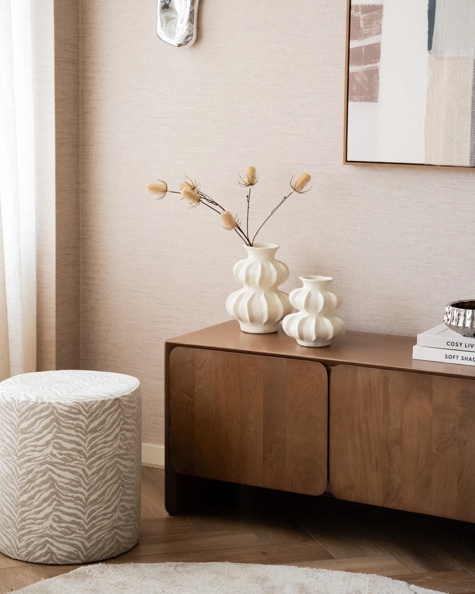 Deco Vaas Spotorno Ivory - Image 3