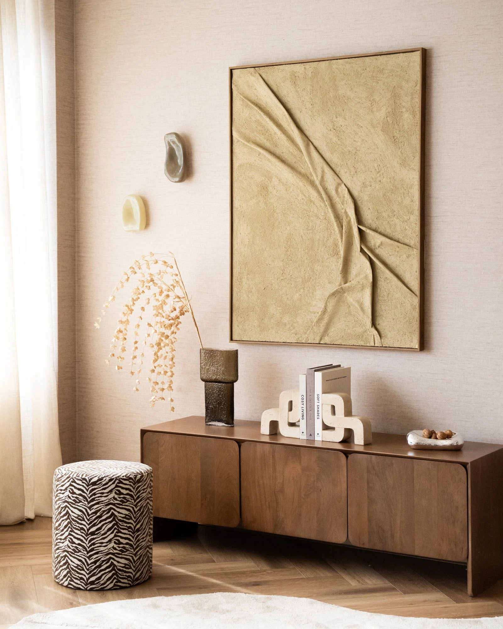 X-Large Wall Art Nora Sand - Image 3