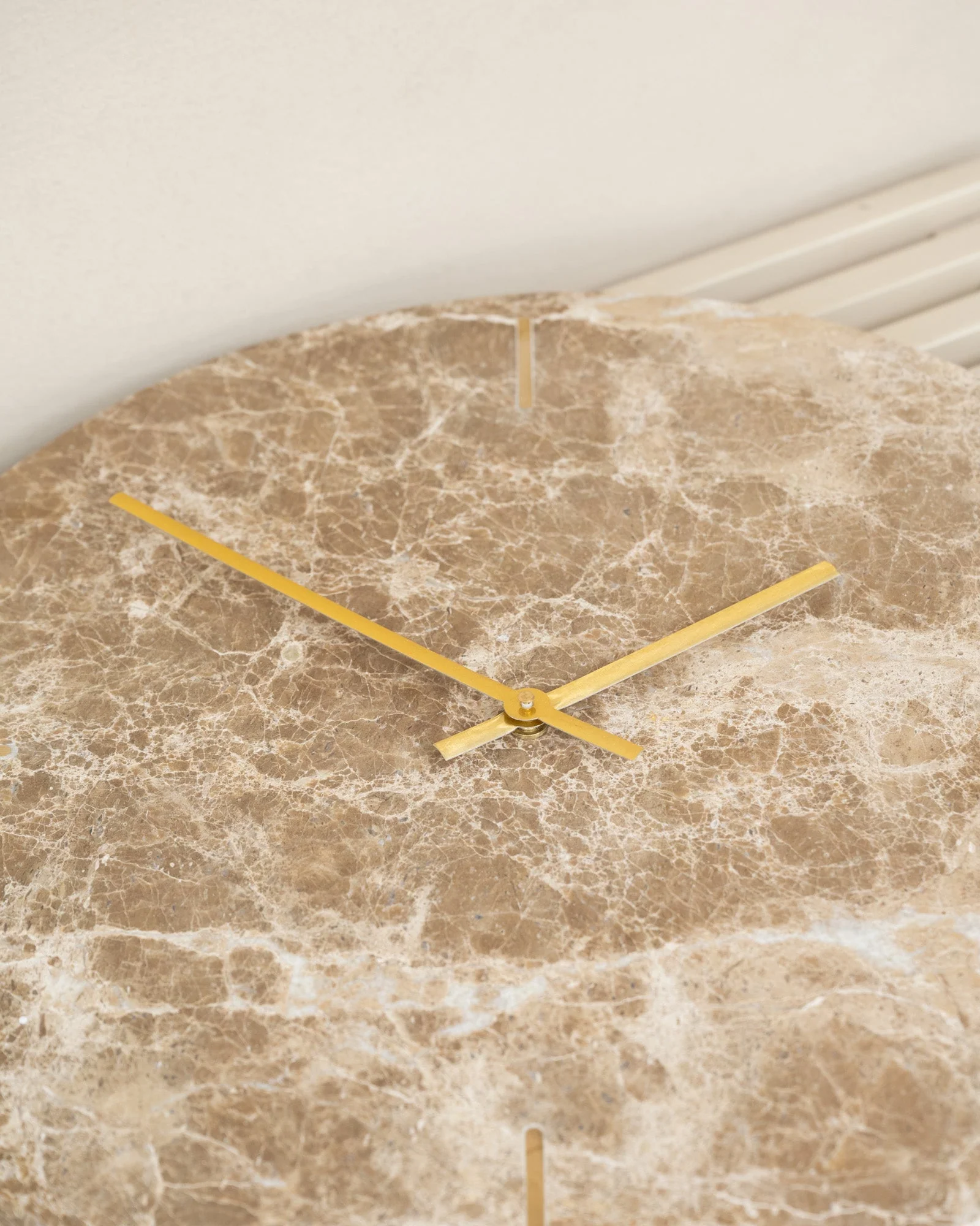 Large Wall Clock Moreno Marble Brown - Image 4