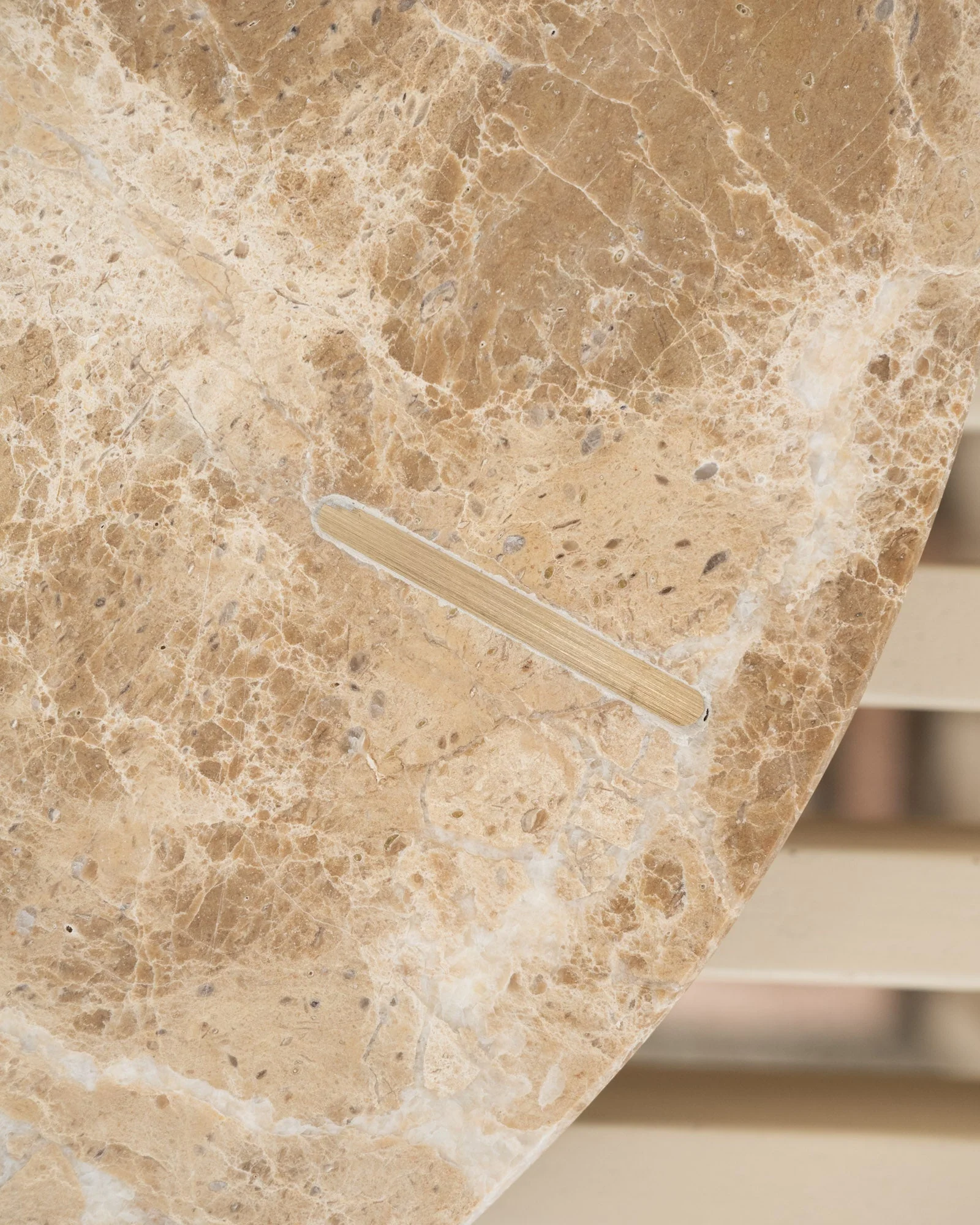 Large Wall Clock Moreno Marble Brown - Image 5