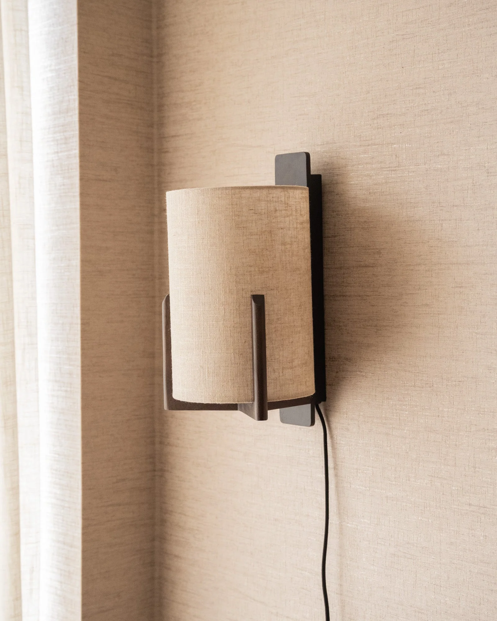 Wall Lamp Litto Linen Beige