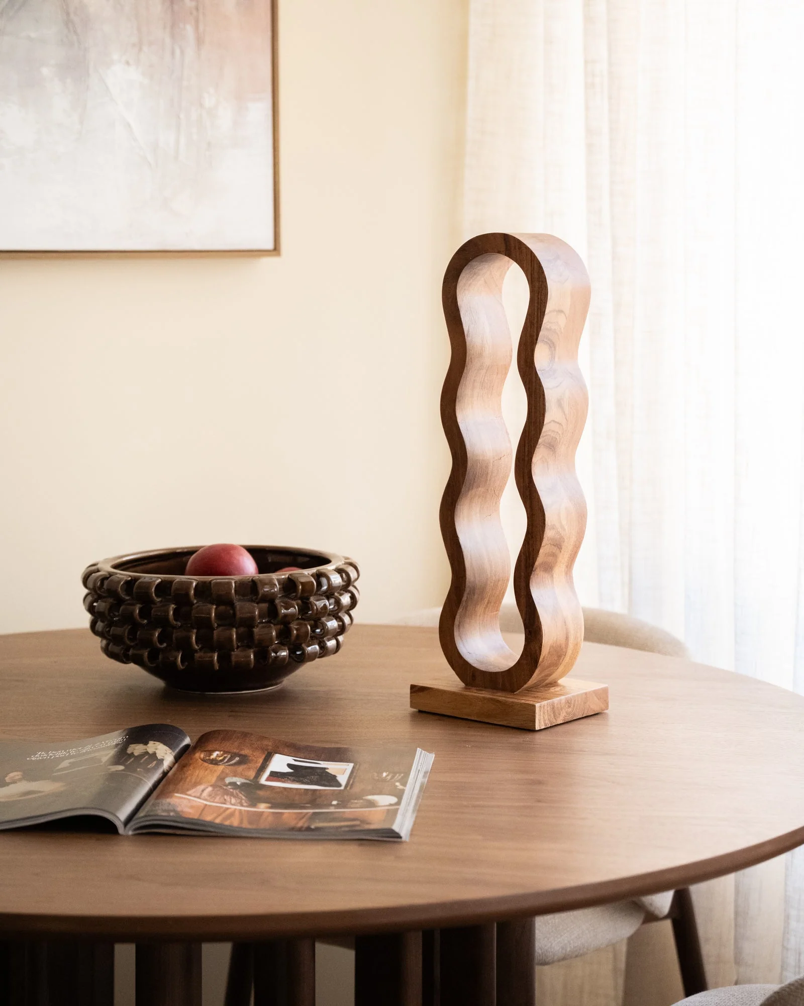 Wine Rack Edolo Brown Wood - Image 4