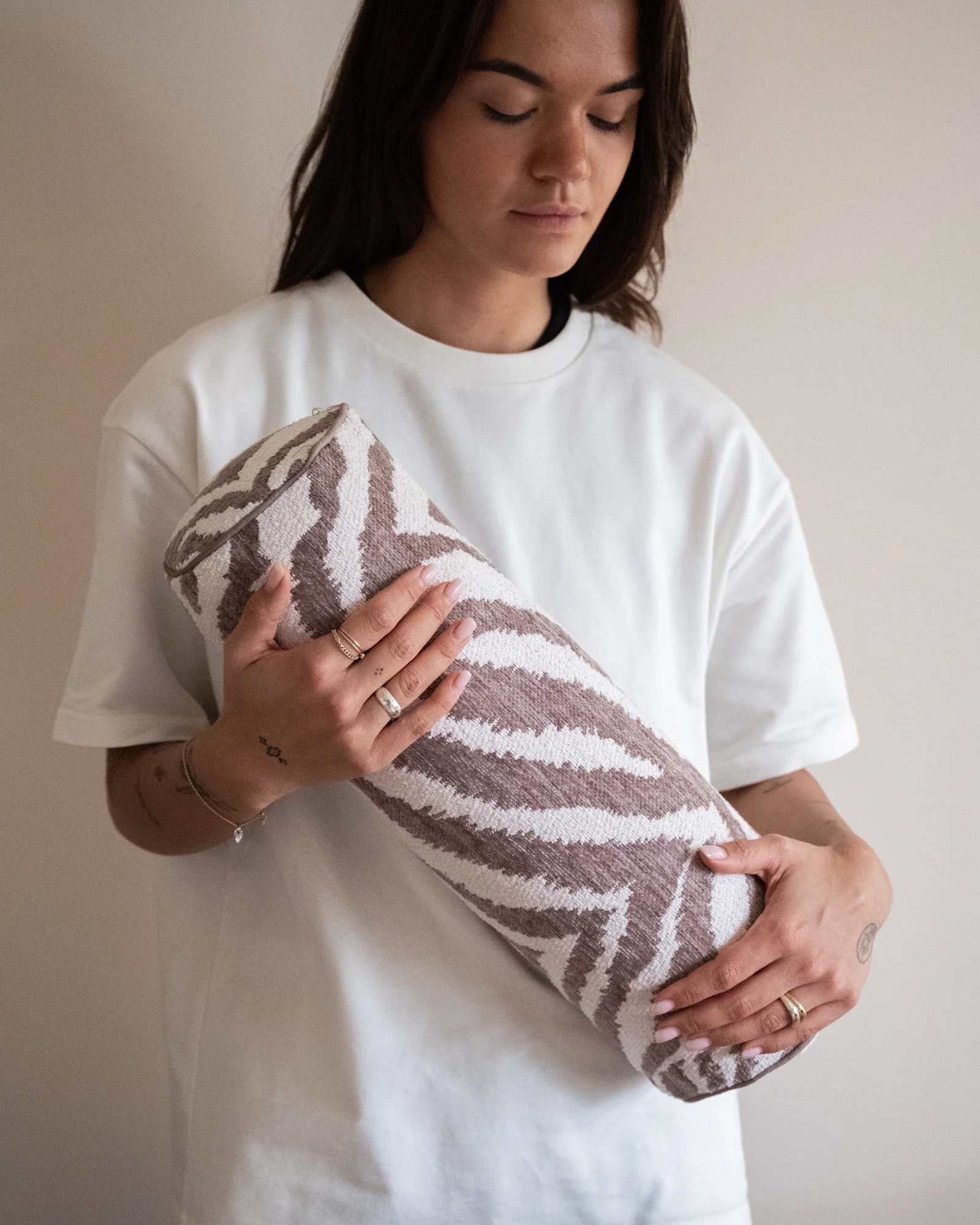 Bolster Cushion Rowan Taupe - Image 3