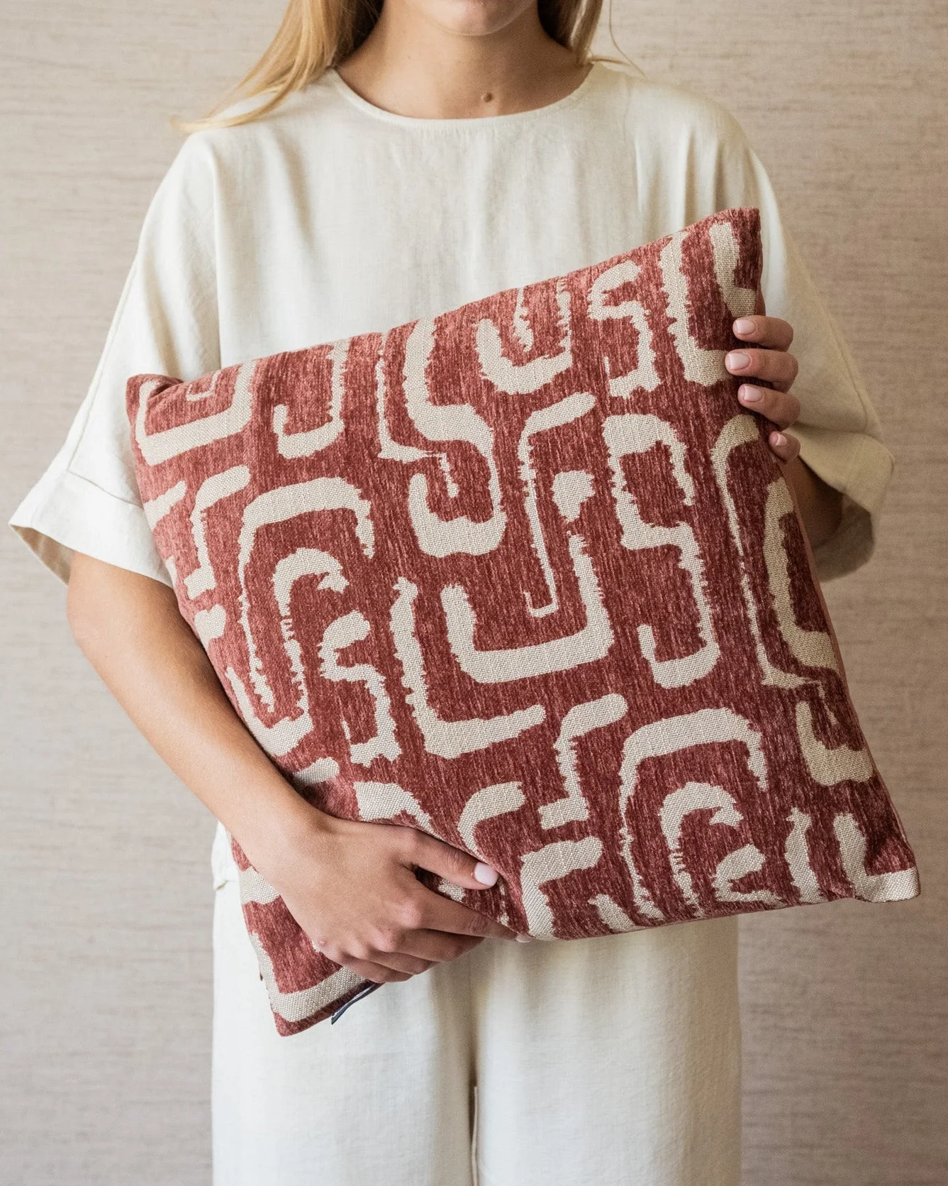 Cushion Liam Burgundy