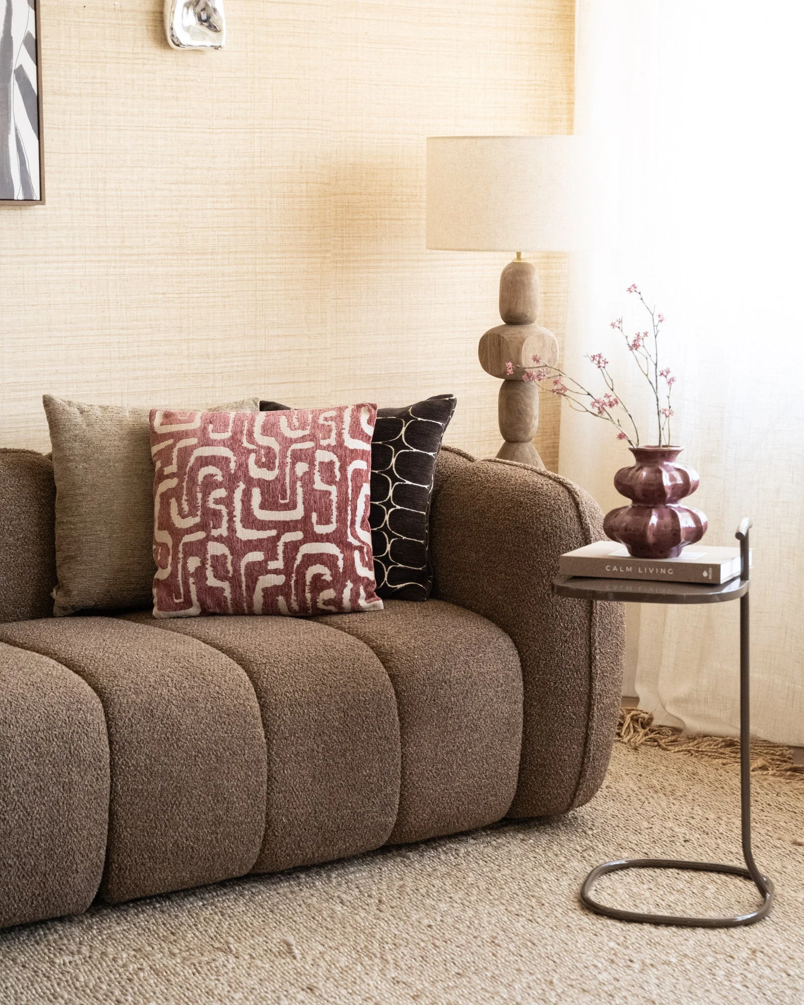 Cushion Liam Burgundy - Image 2