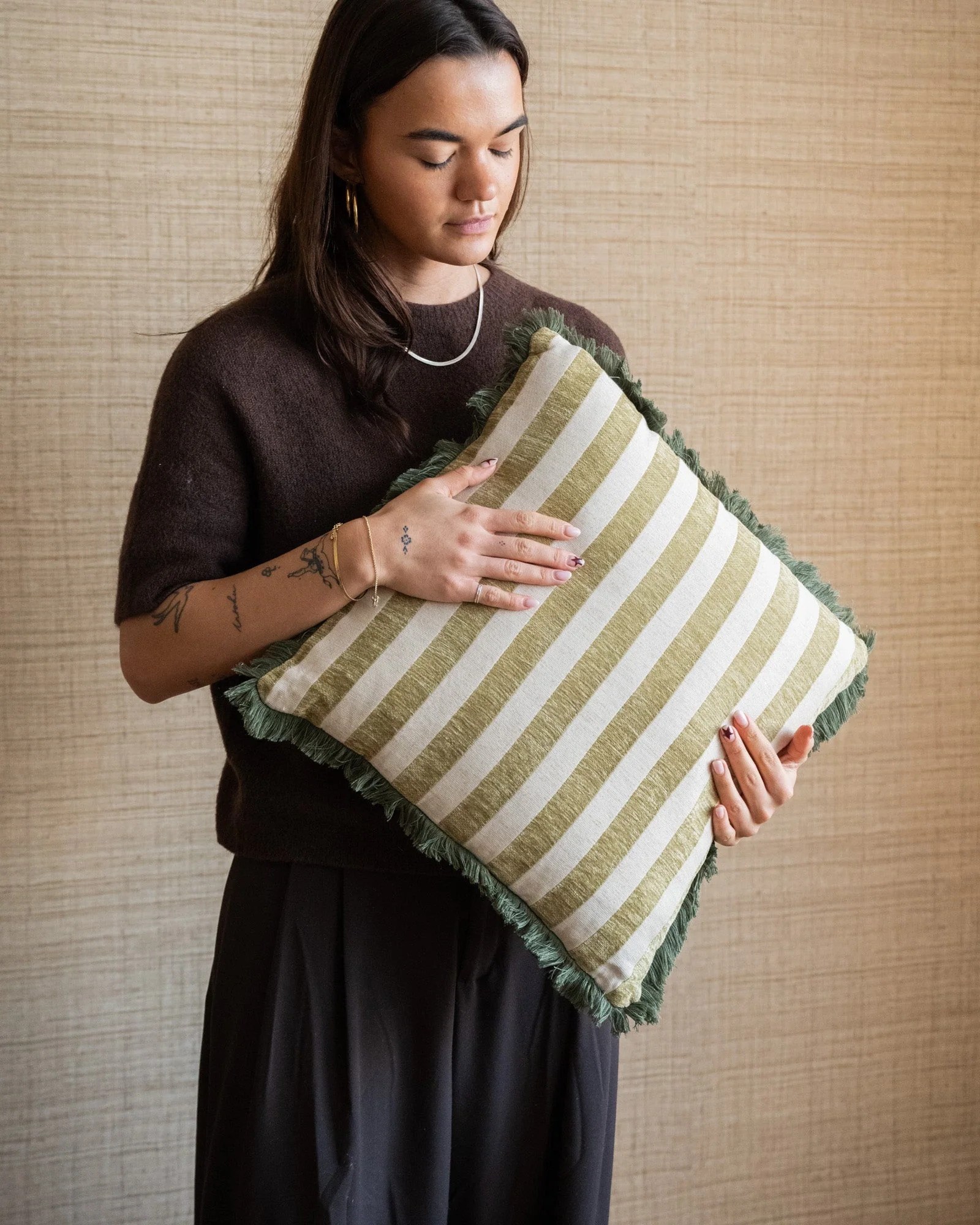 Cushion Tess Matcha Green - Image 3