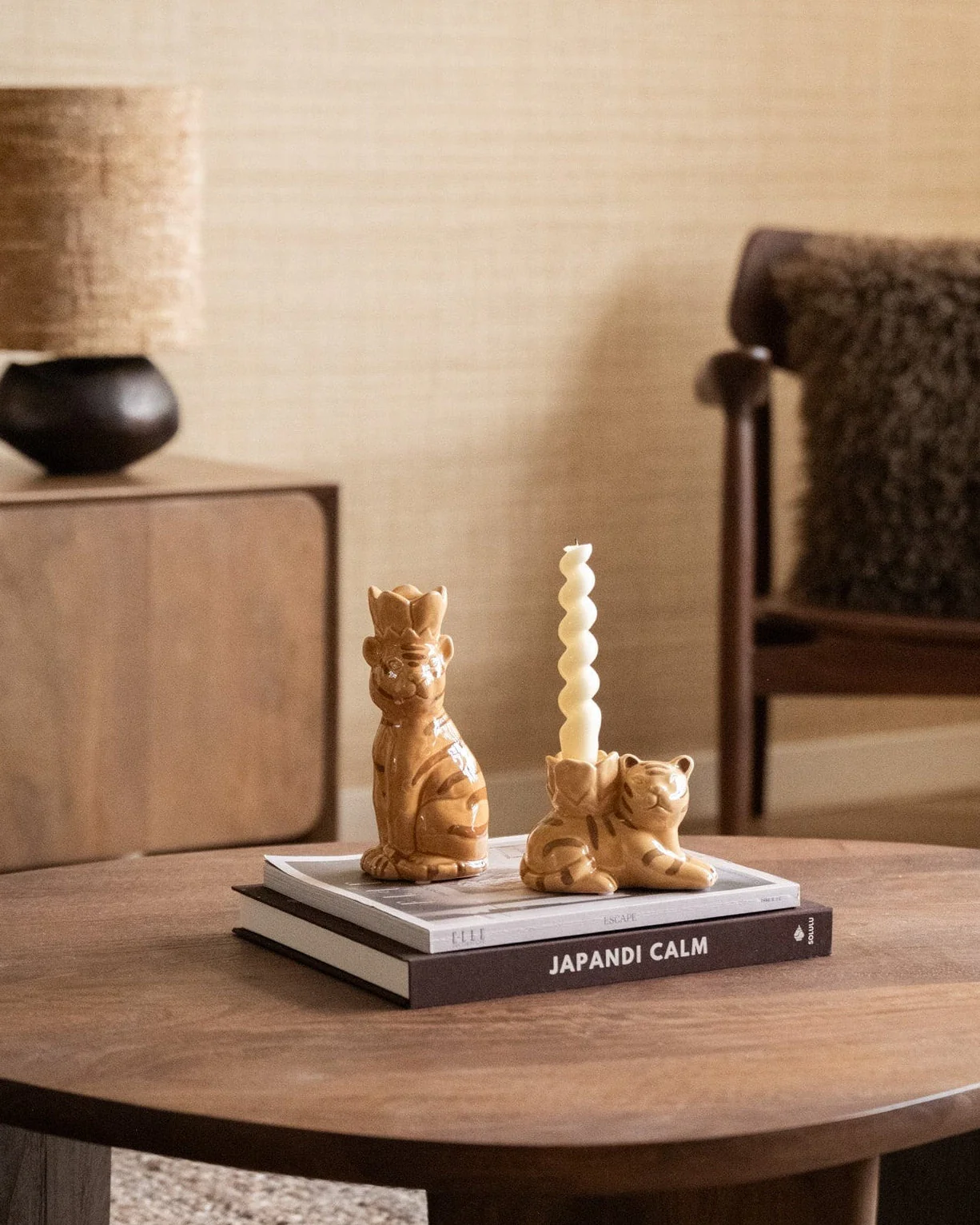Kandelaar Tiger Ceramic