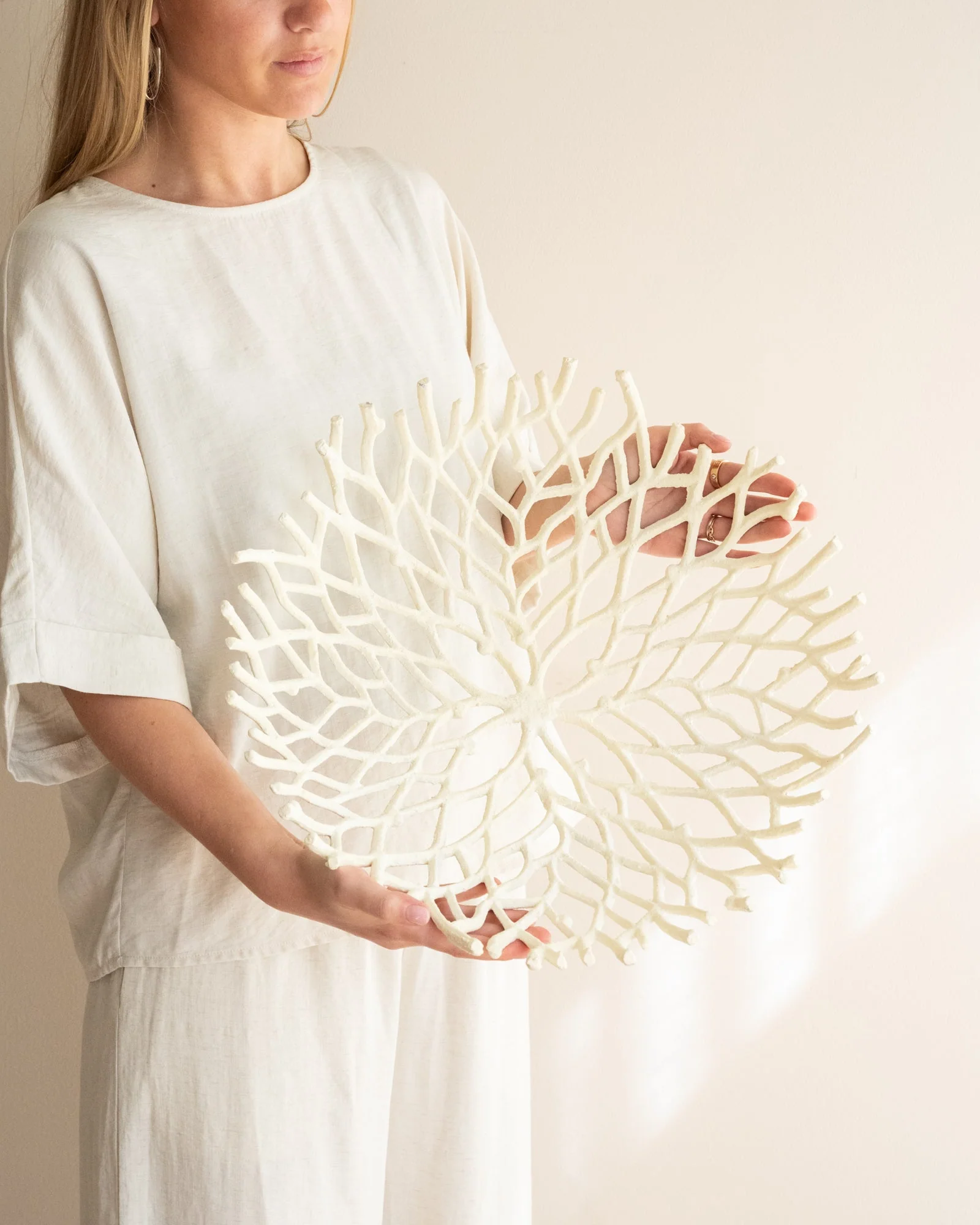 Deco Bowl Coral Ivory - Image 2