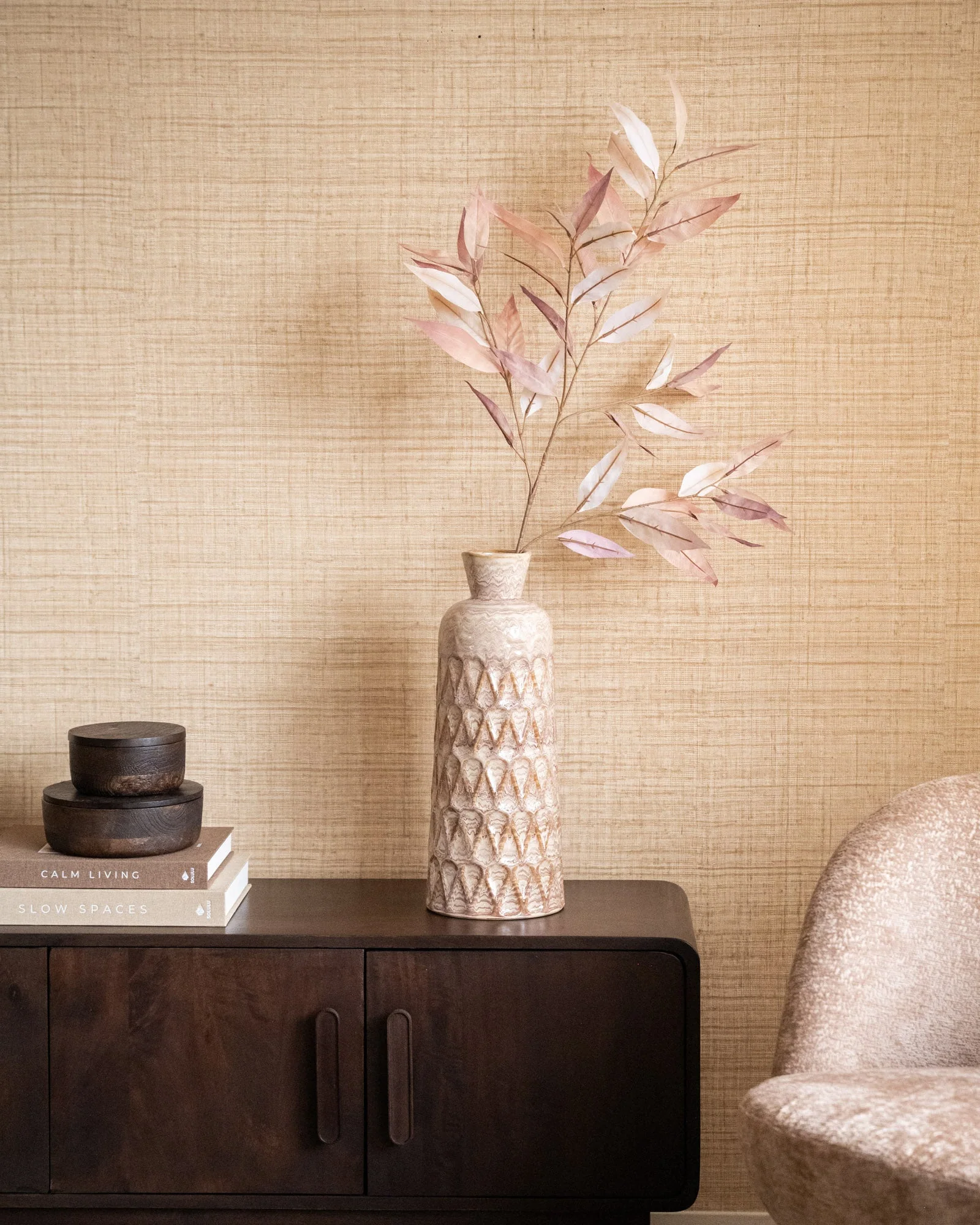 Kunstbloemen Eucalyptus Dusty Pink - Image 3