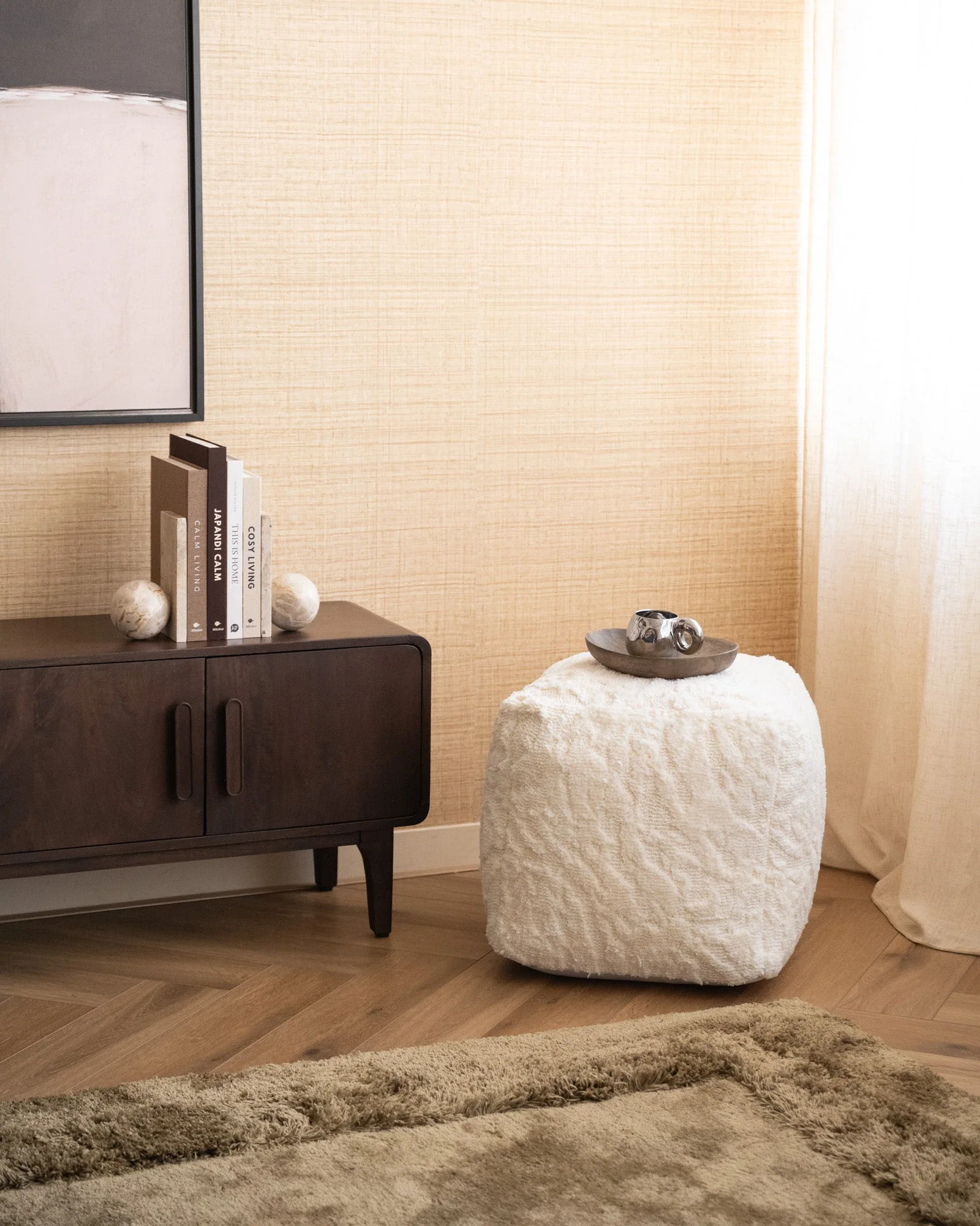 Pouf Glinde Cloud Ivory