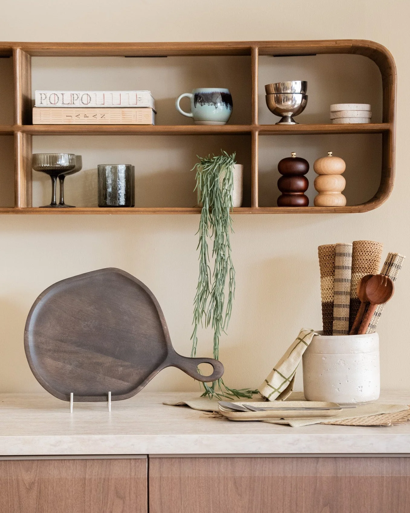 Bordstandaard Beige