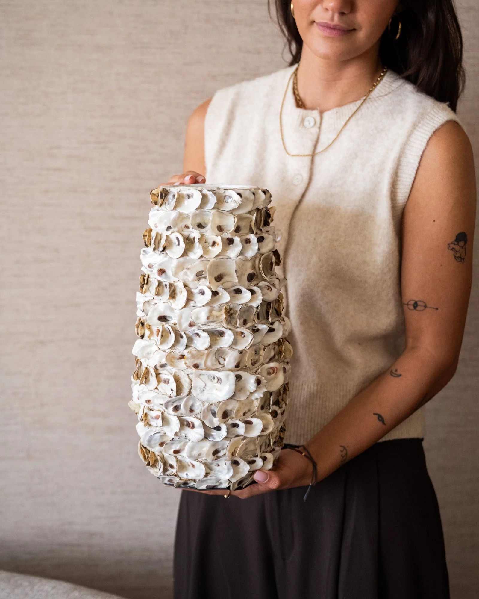Deco Vase Carmel Shell - Image 2