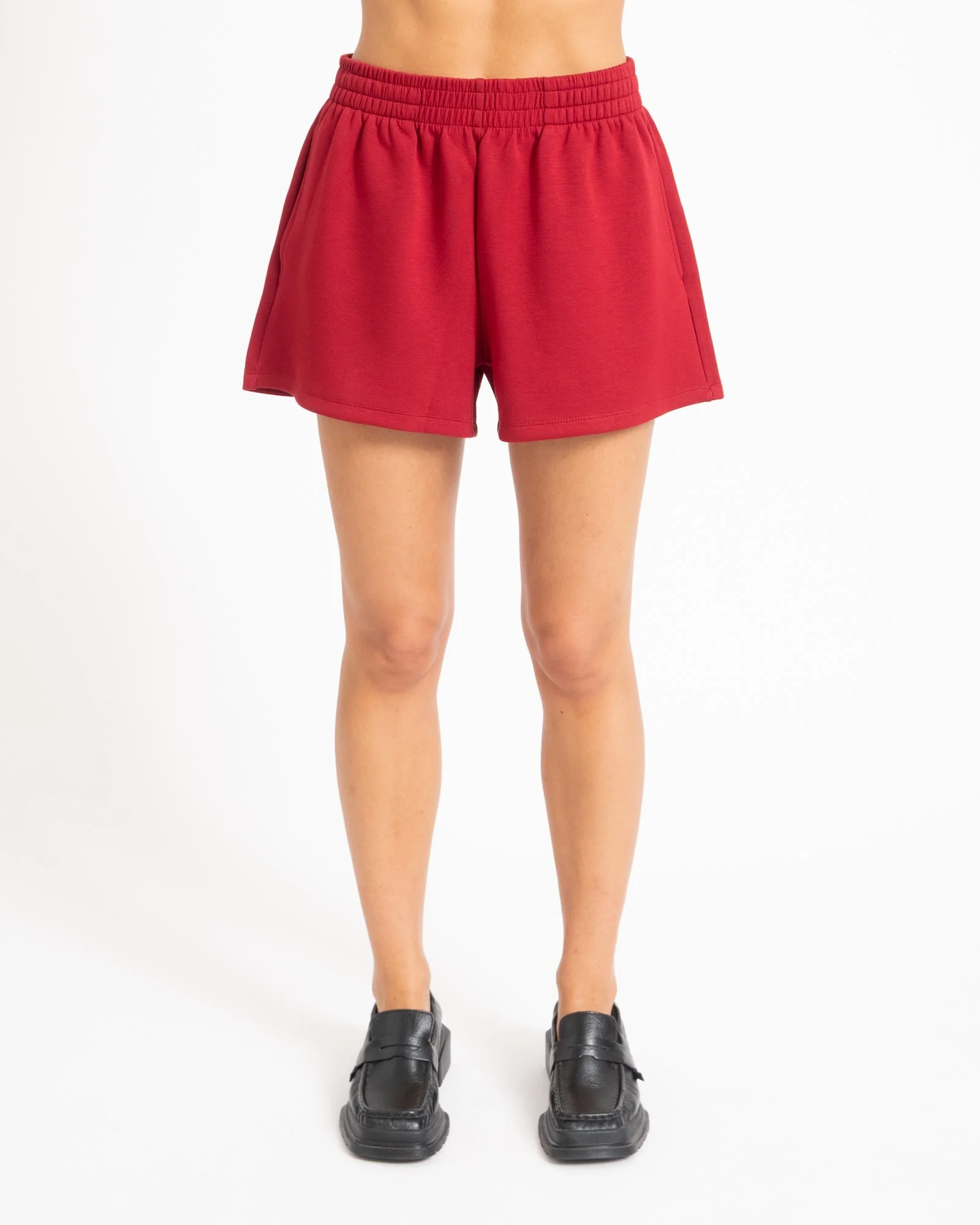 MSCH Harissa Ima Q Sweat Shorts Rood - Image 3
