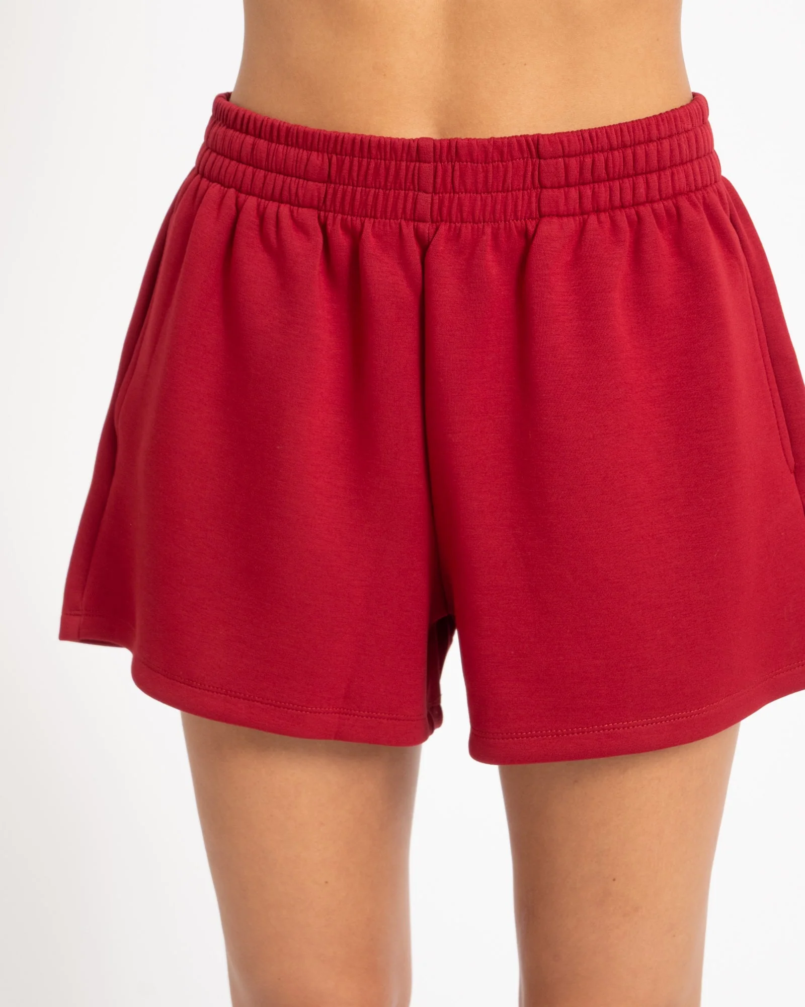 MSCH Harissa Ima Q Sweat Shorts Rood - Image 6