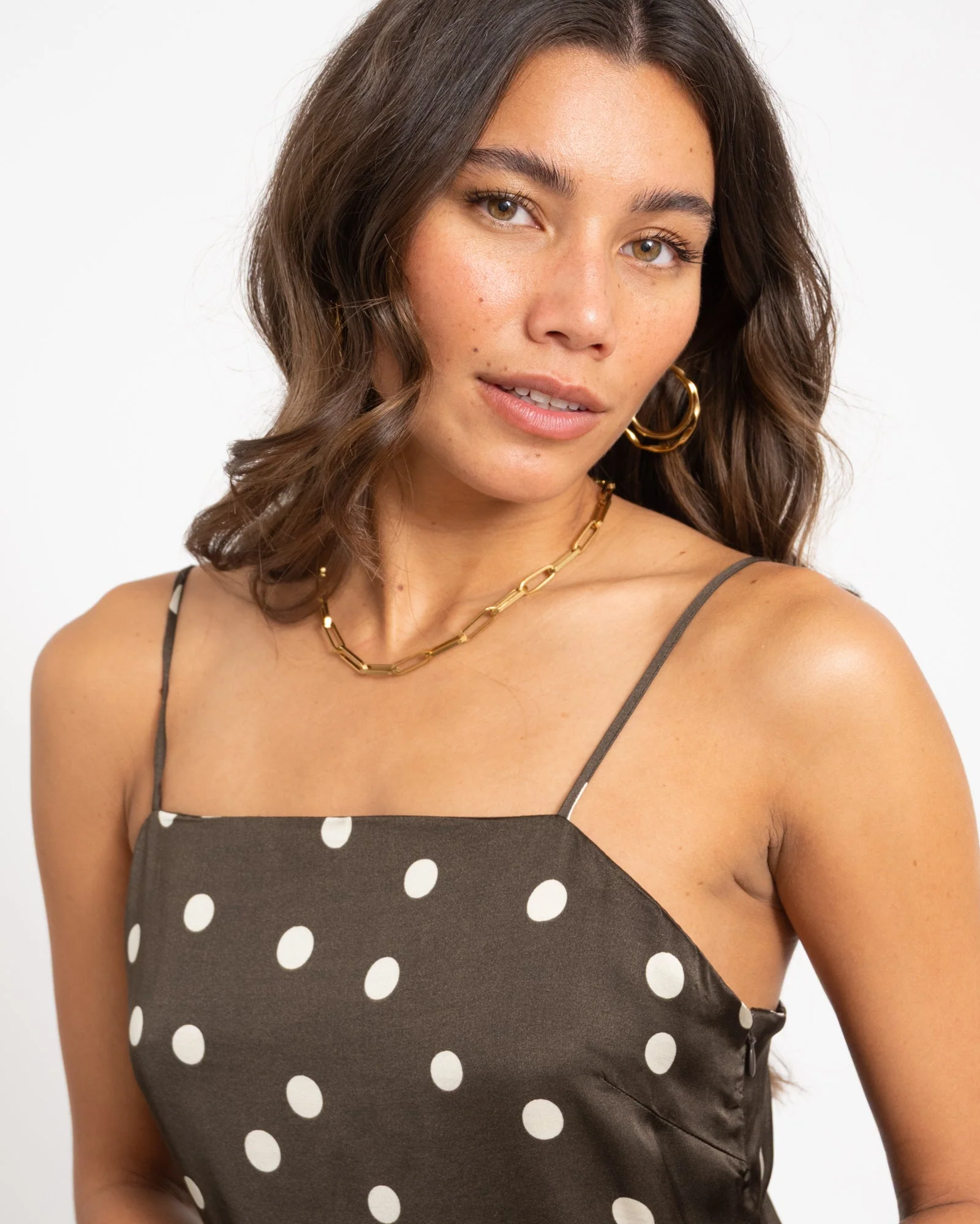 MSCH Jionna Irida Strap Dress Brown - Image 5