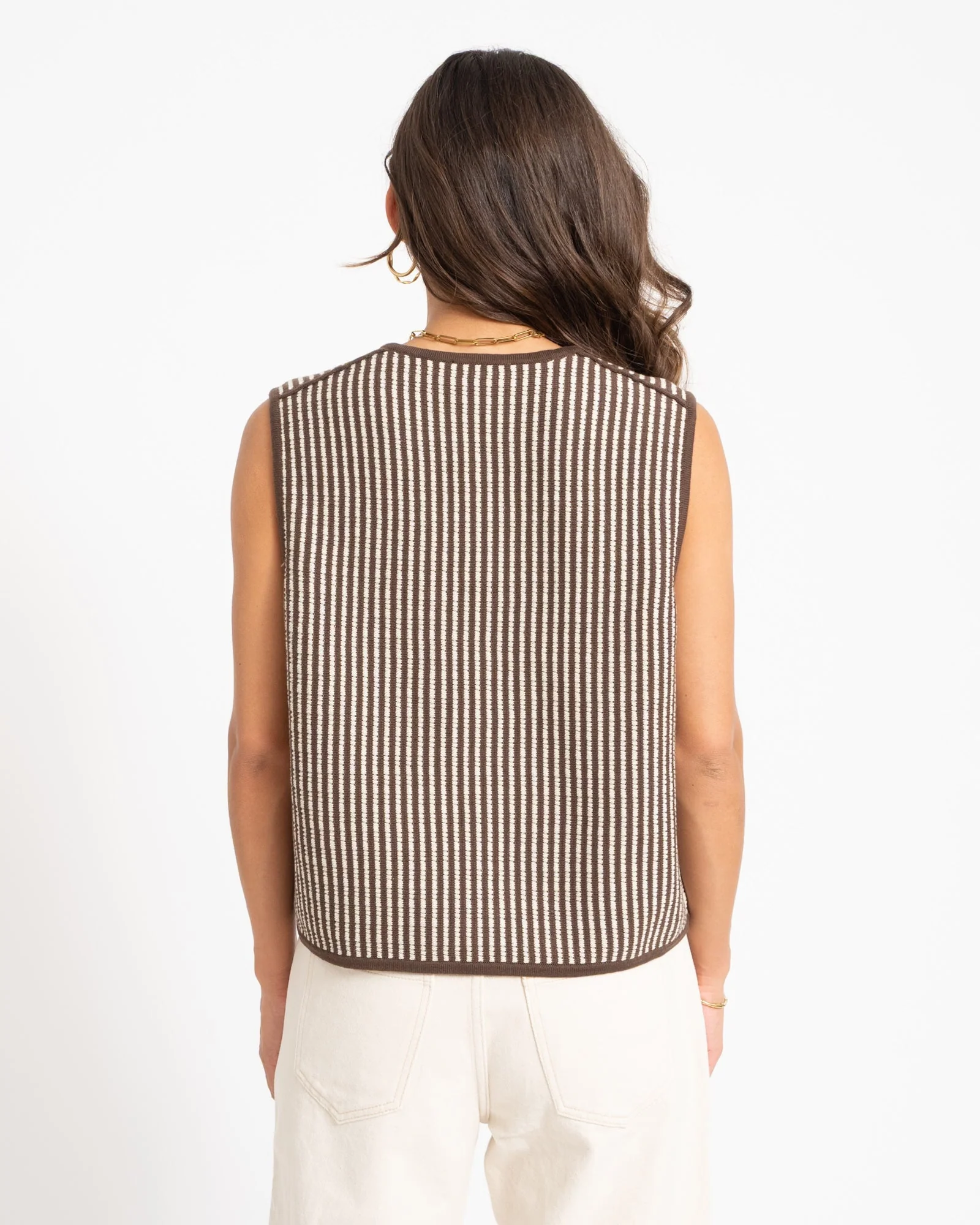 MSCH Priscilla Vest Brown - Image 7