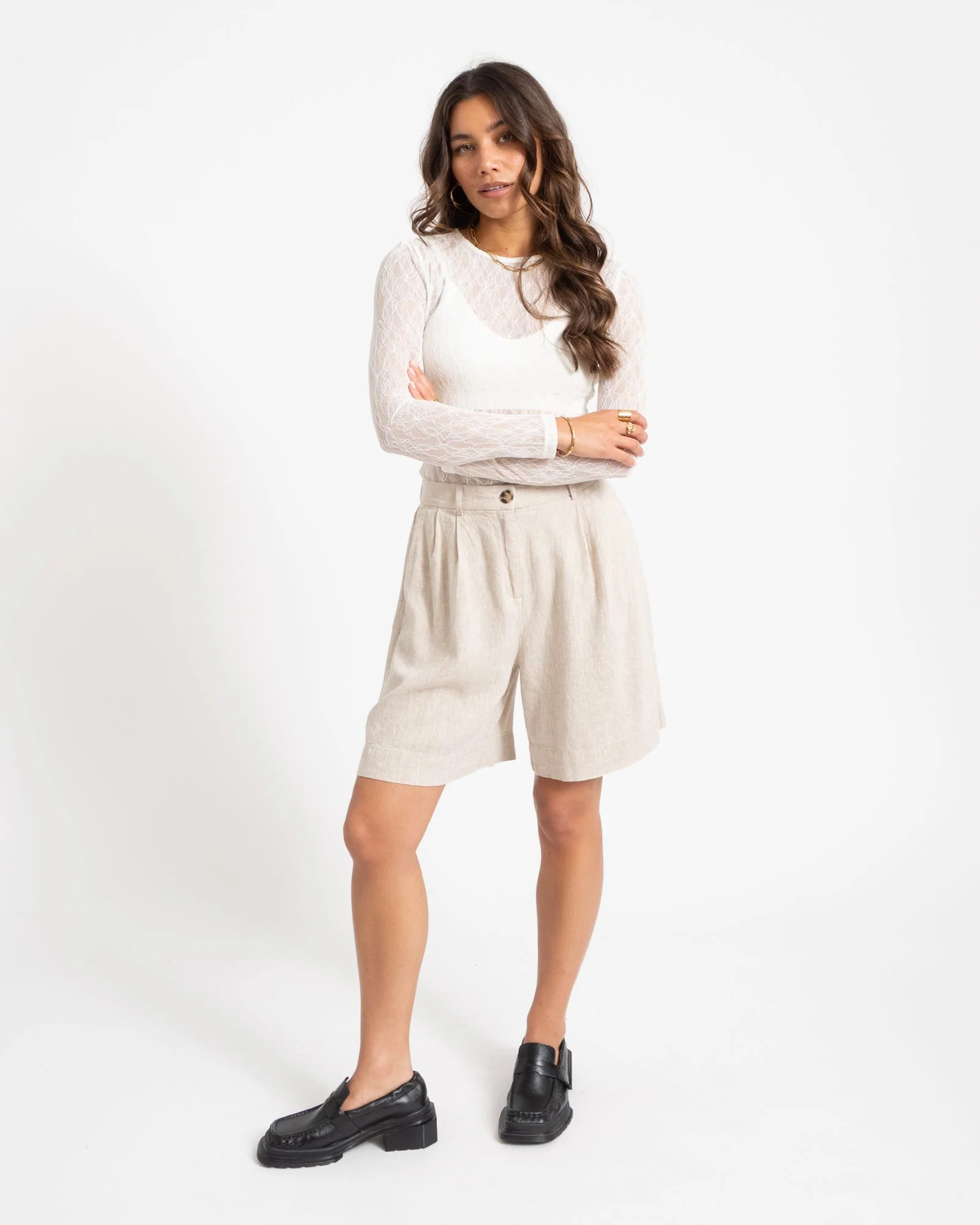 MSCH Viana Ginia Shorts Sand