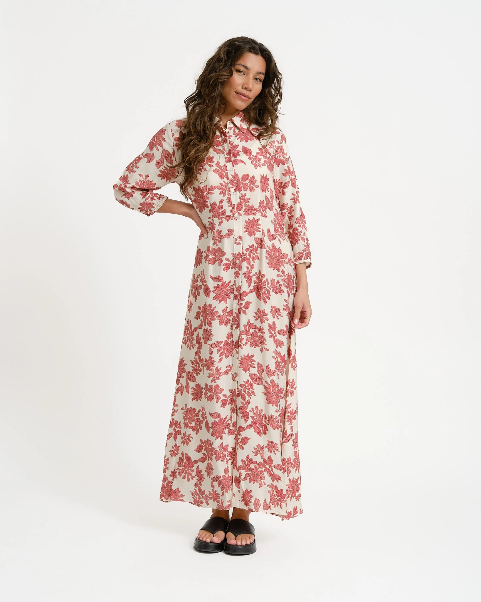 MSCH Vildana Shirt Dress Red