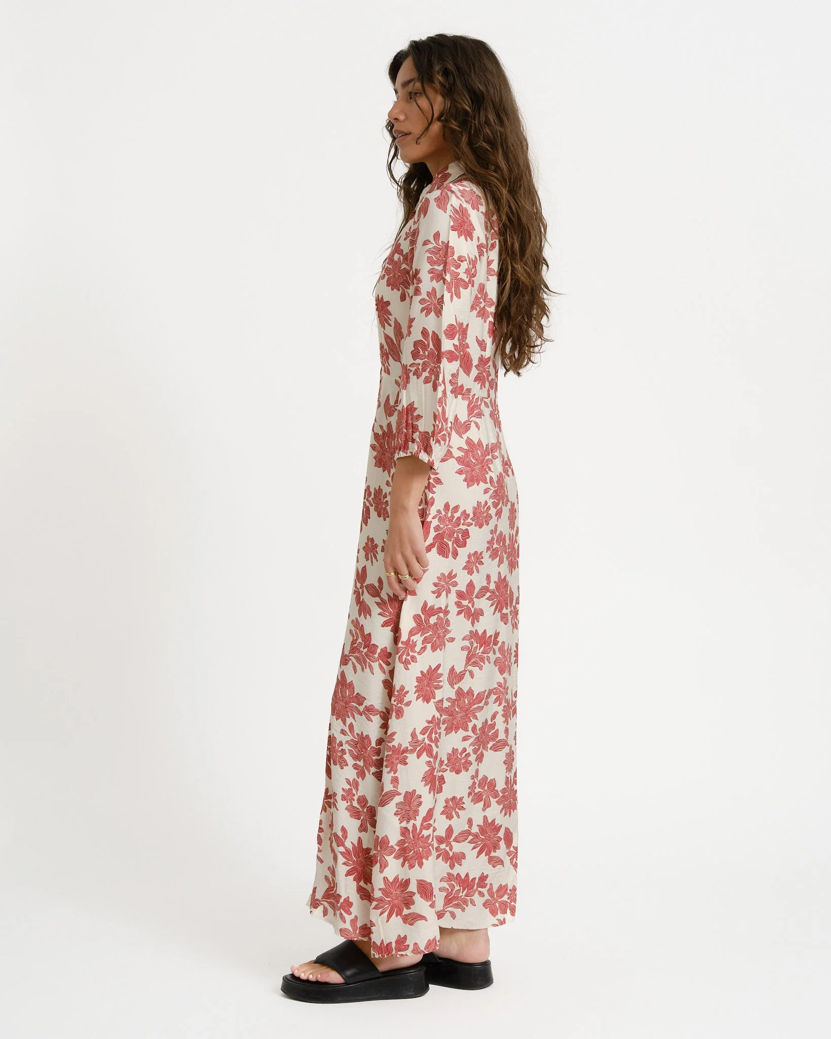 MSCH Vildana Shirt Dress Red - Image 3