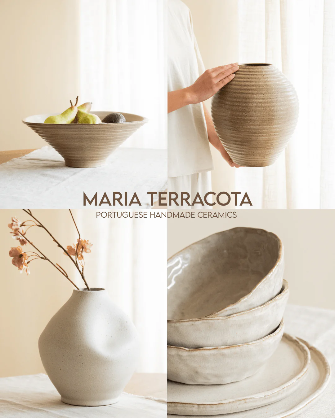 Handmade Deco Vaas Tall Stoneware - Image 7