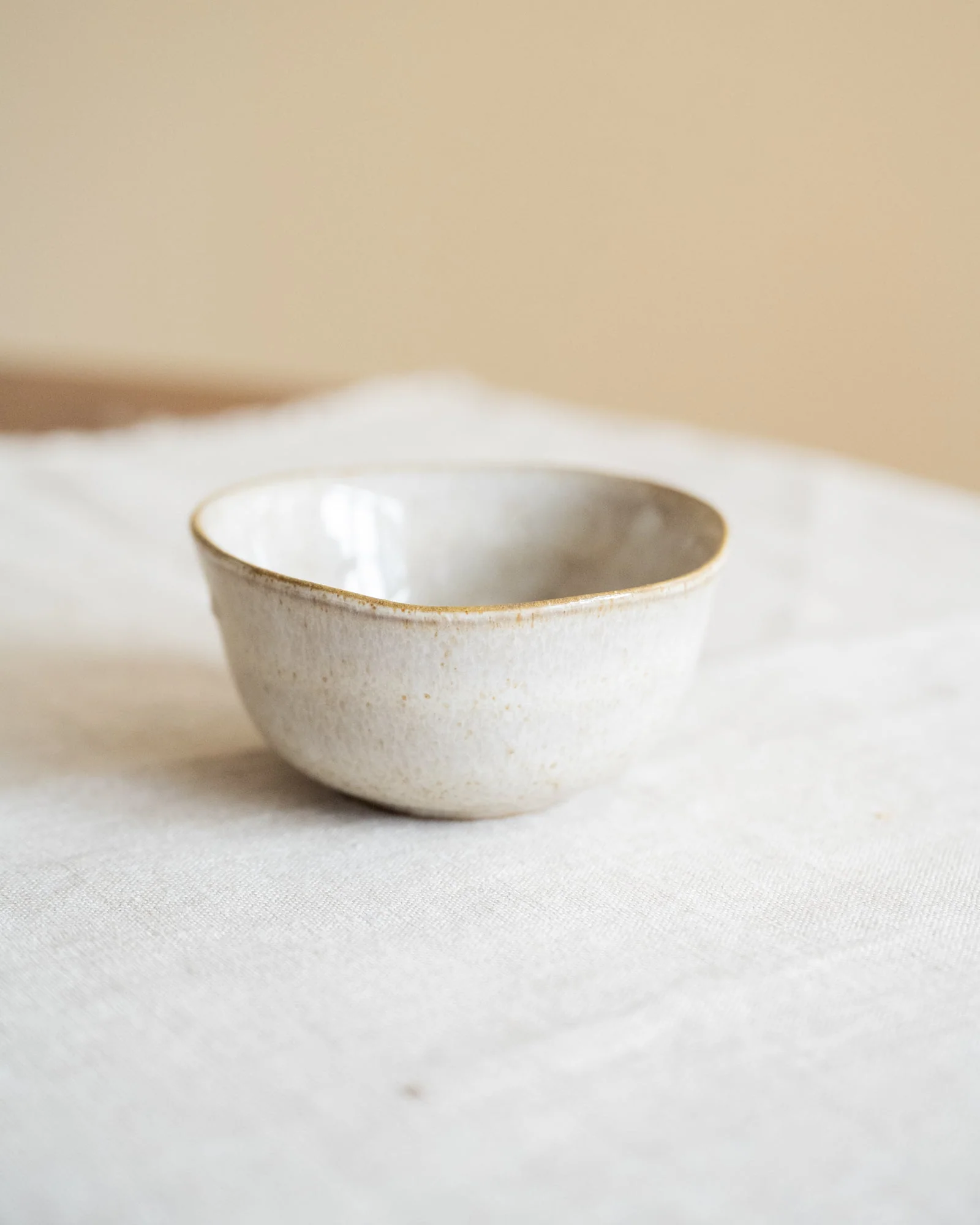 Handmade Small Bowl Serpa Beige - Image 3
