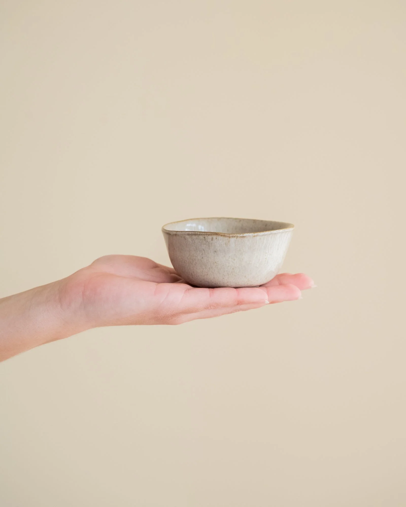 Handmade Small Bowl Serpa Beige - Image 5
