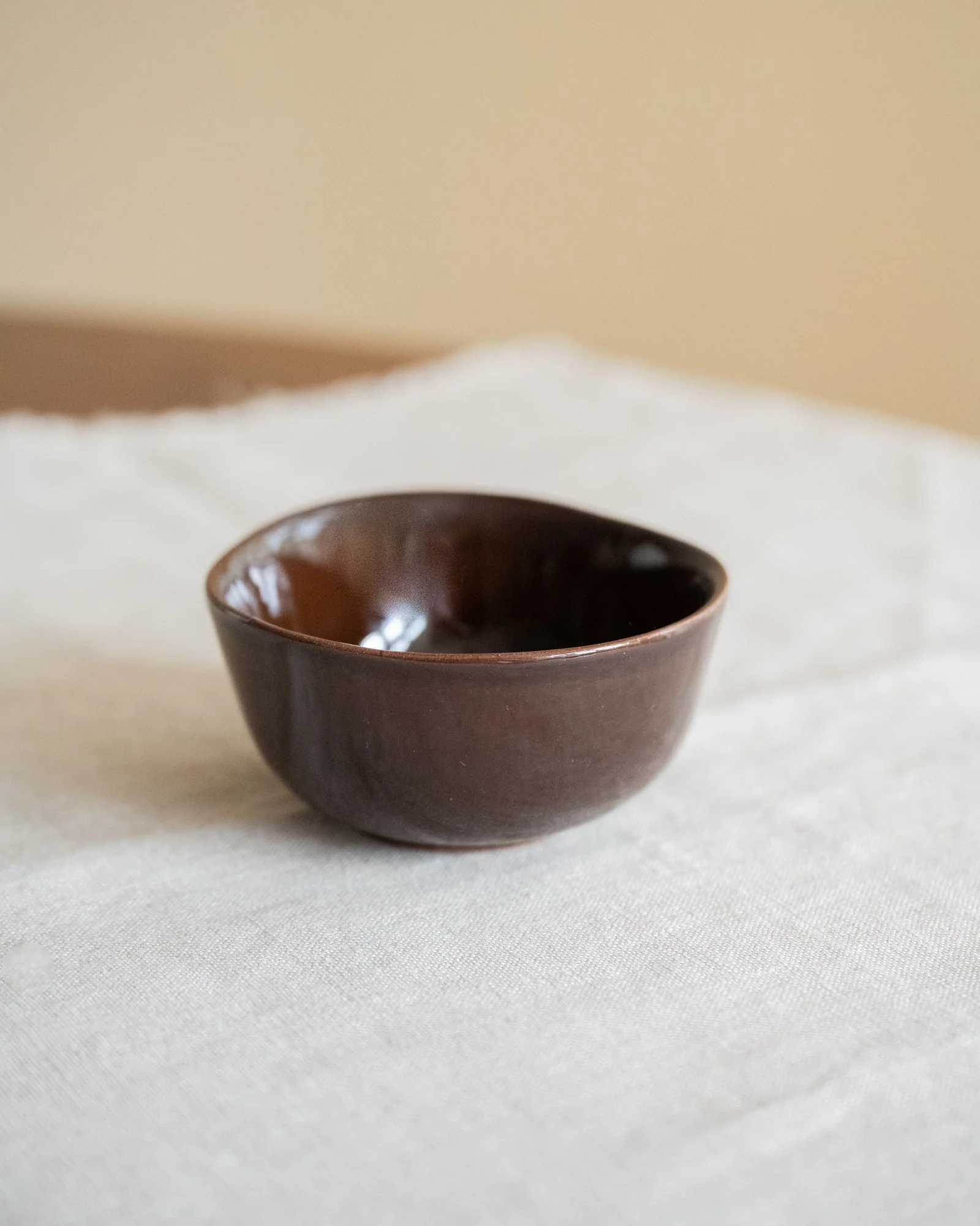 Handmade Small Bowl Serpa Brown - Image 2