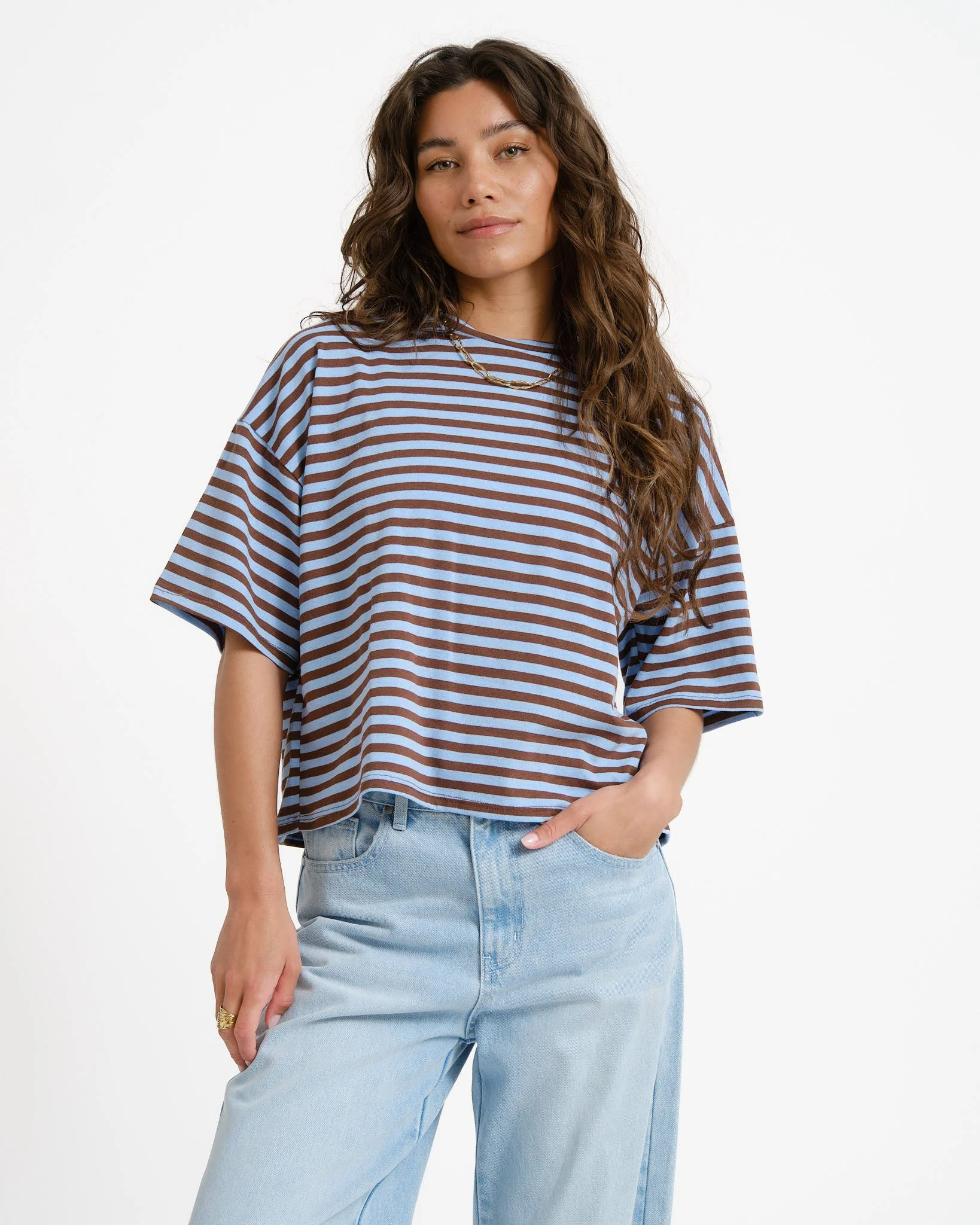 T-shirt Ole Stripes Blue - Image 3