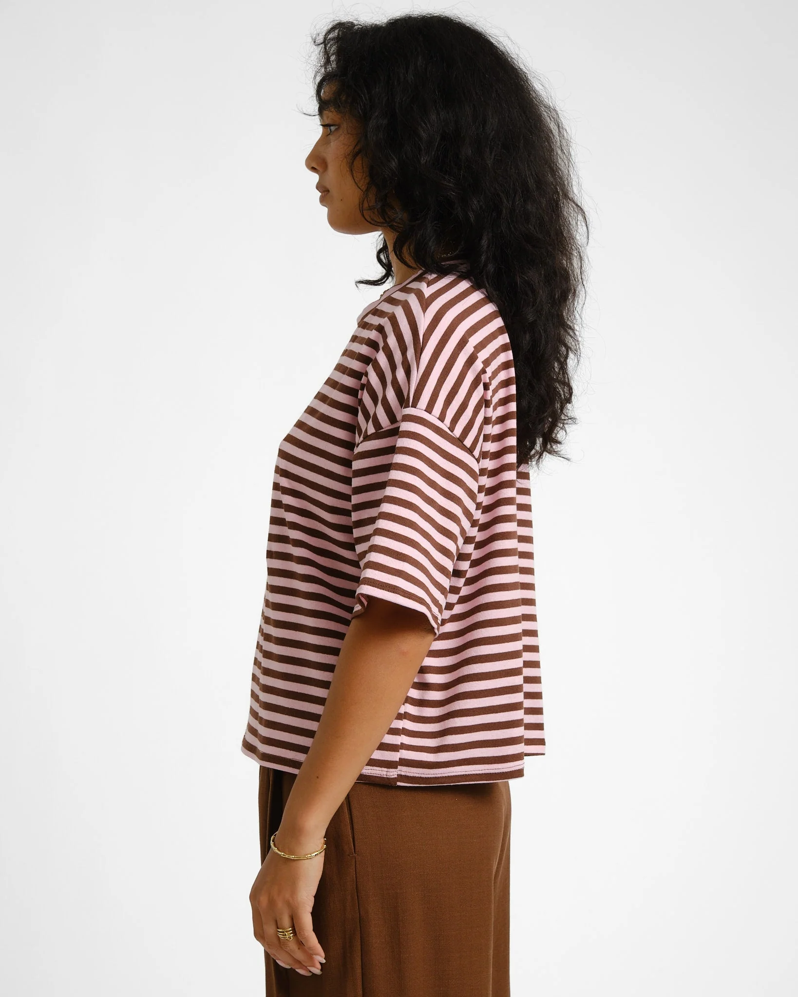 T-shirt Ole Stripes Light Pink - Image 5
