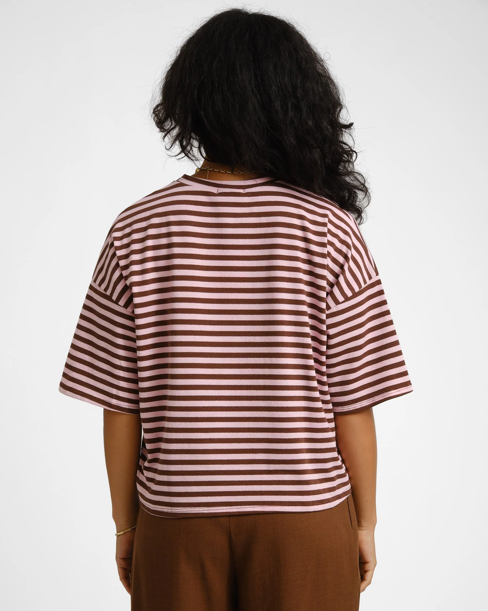 T-shirt Ole Stripes Light Pink - Image 6