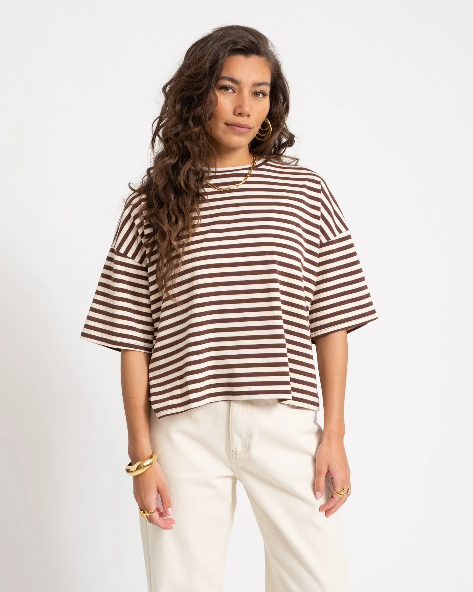 T-shirt Ole Stripes Sand - Image 3