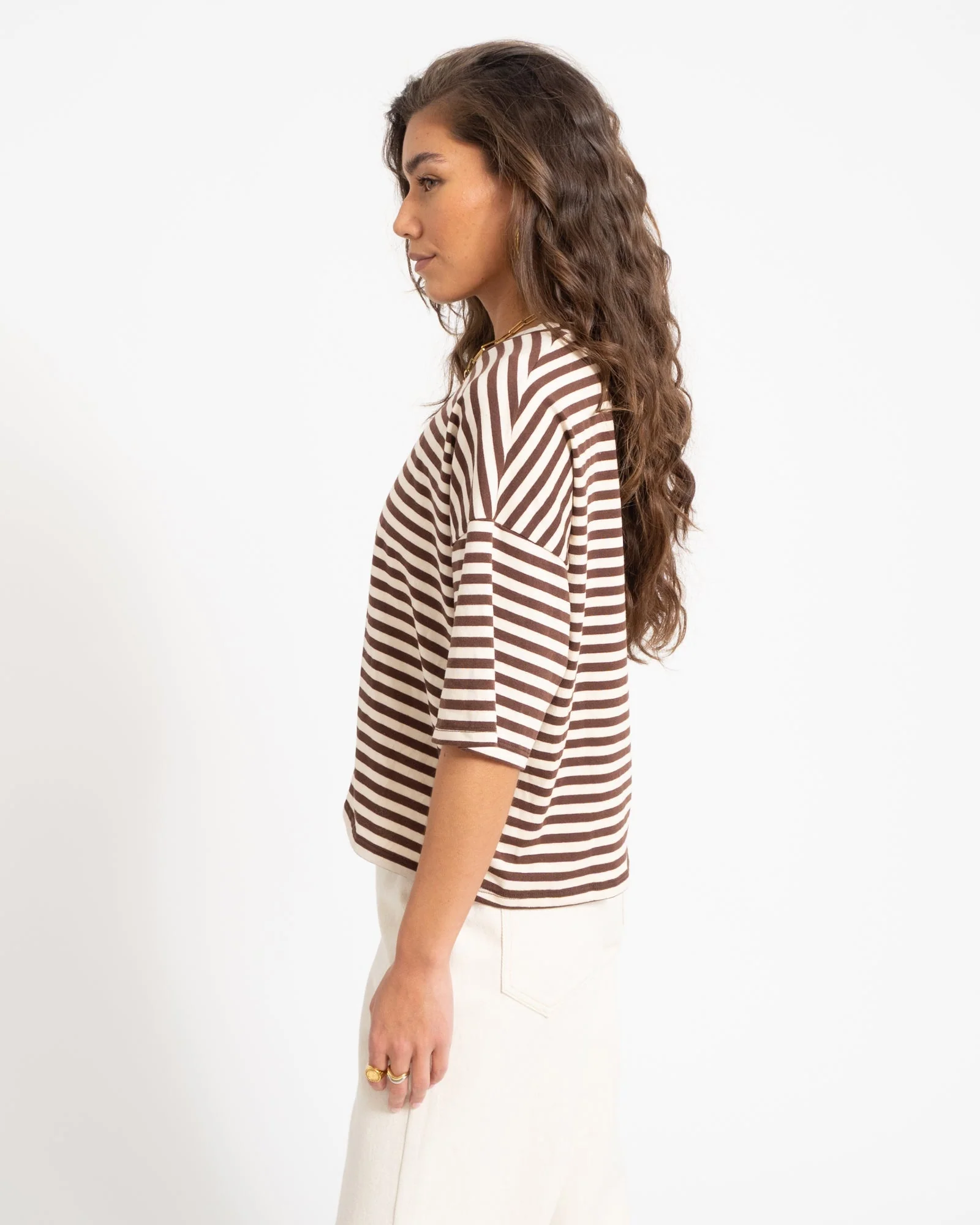T-shirt Ole Stripes Sand - Image 4
