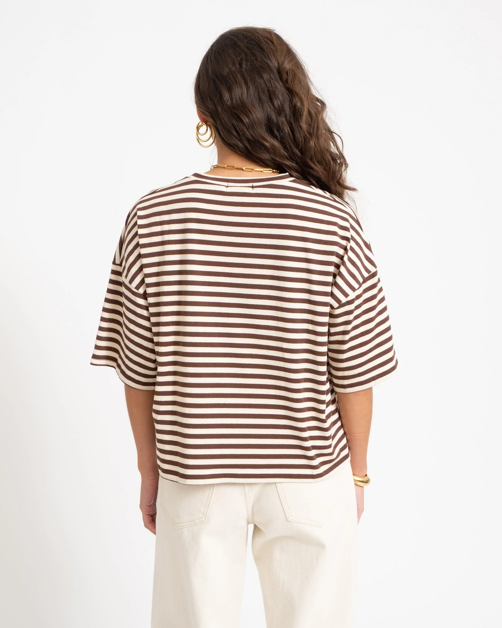 T-shirt Ole Stripes Sand - Image 5