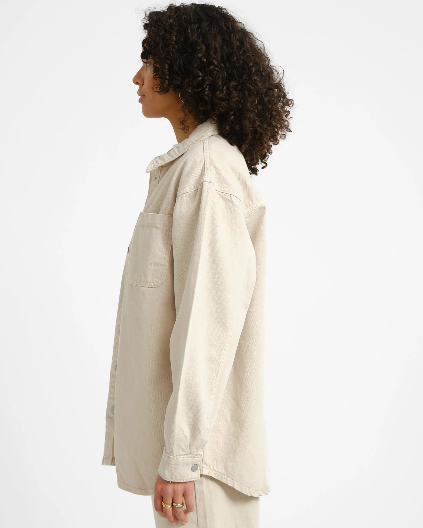 Alva Colored Denim Shacket Bo Pumice Stone - Image 6